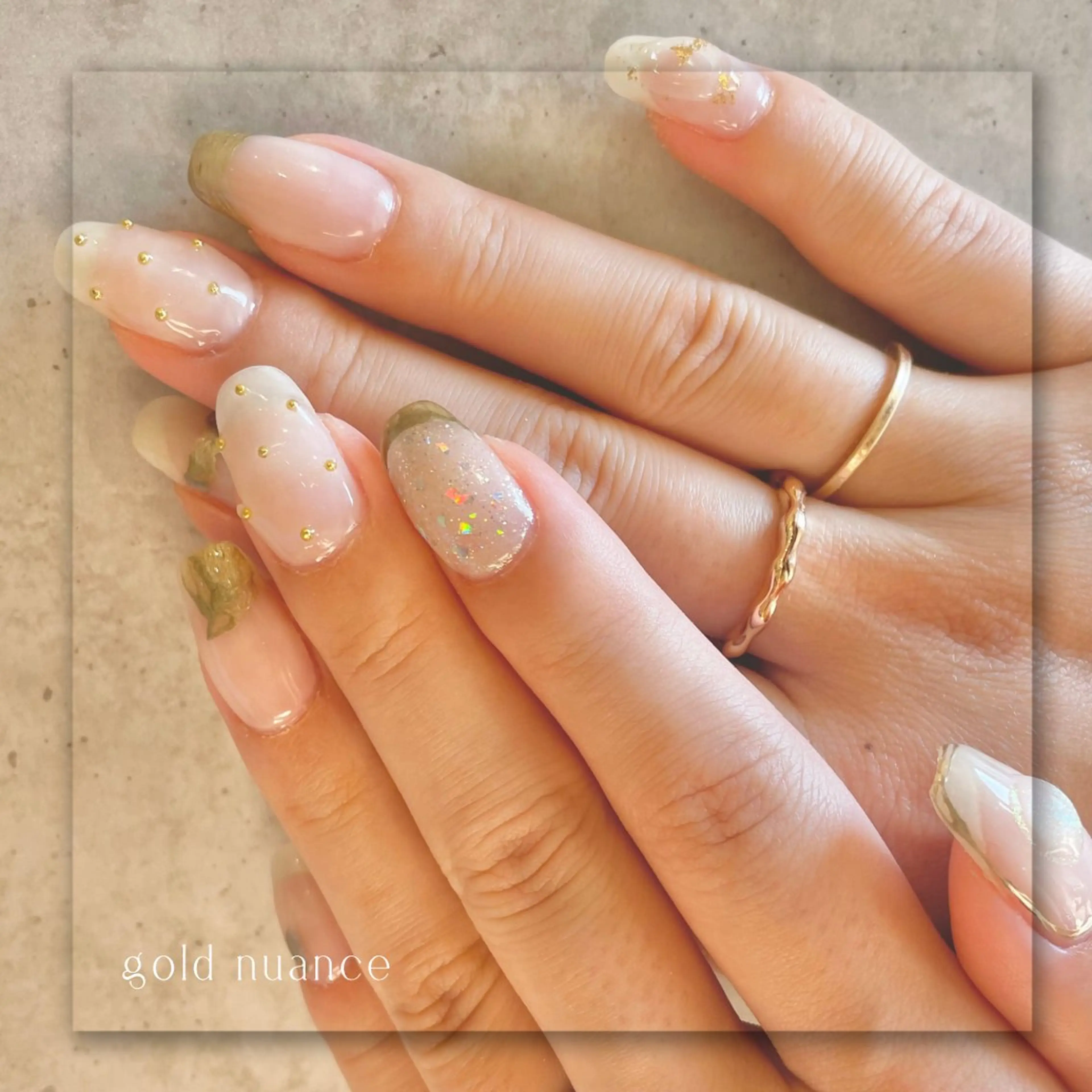 ネイル フラワーネイル フレンチネイル グラデーション 韓国ネイル マグネットネイル Seemly 千田町店所属・フラワーパラジェル 🌸シームリーエミのネイルデザイン