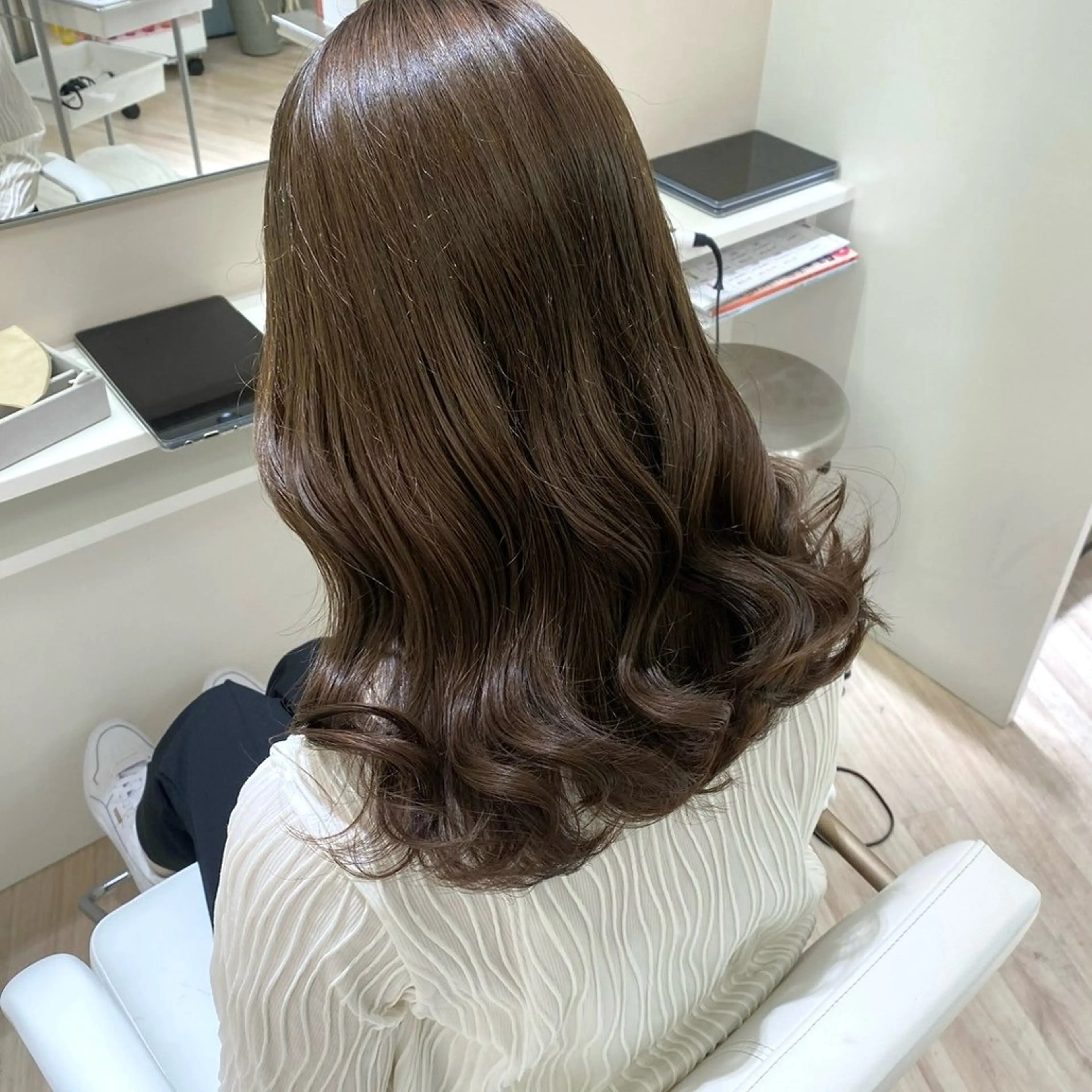 【ワンカラー🥣】＋【カット‪✂︎‬】＋【トリートメント🫧ྀི】の写真