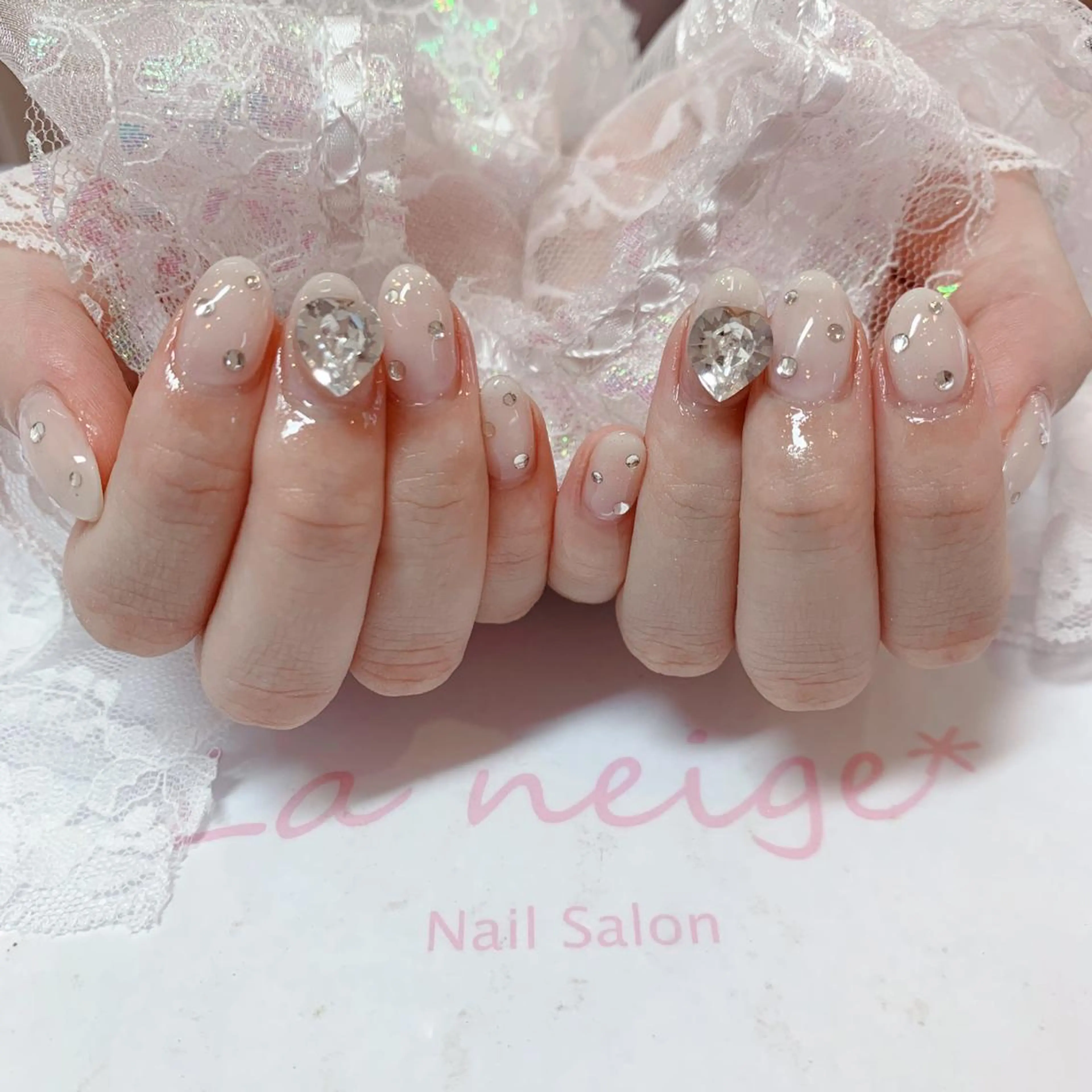 ネイル La neige* yuki 🥯🍑のネイルデザイン