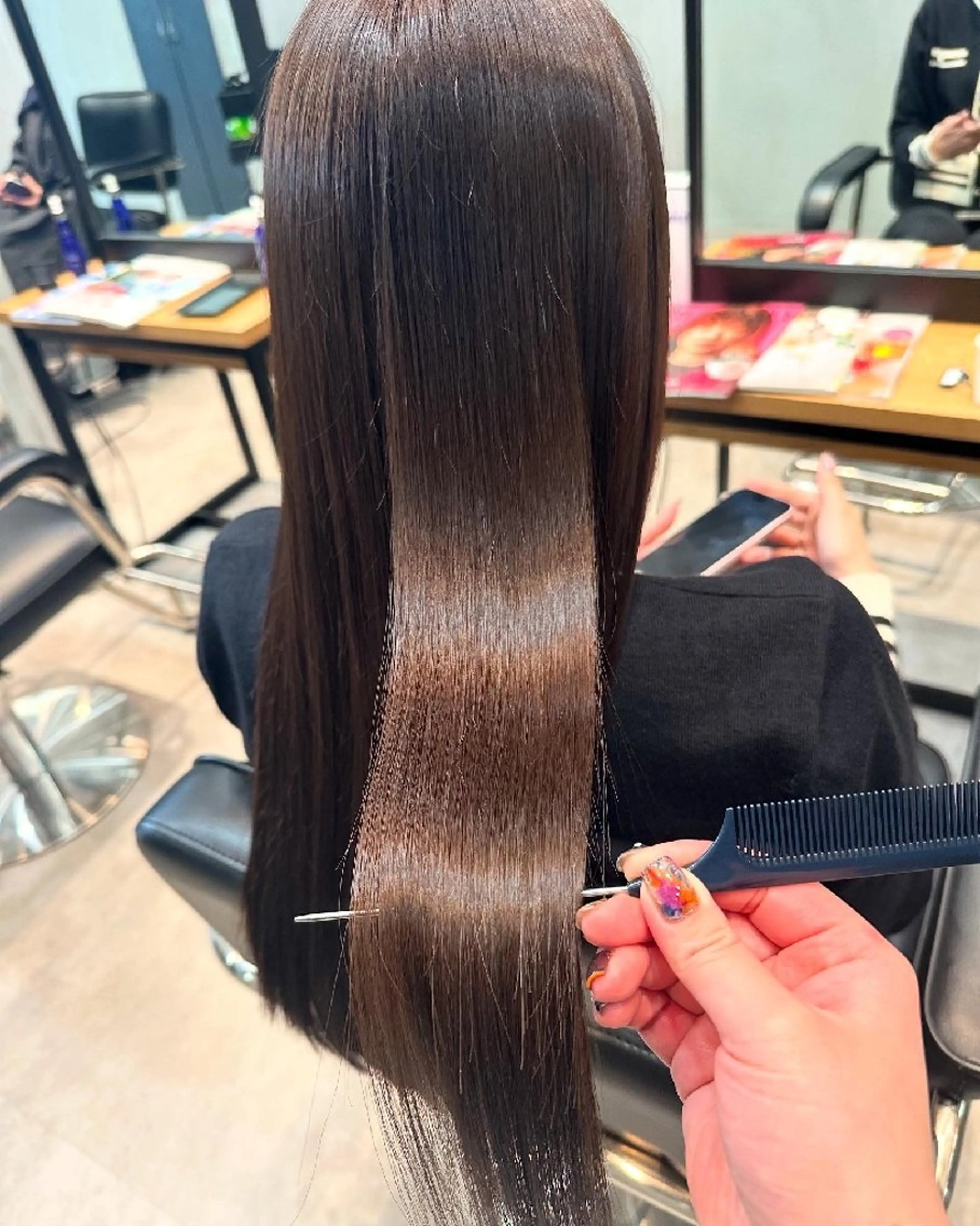 カット＋カラー＋髪質改善トリートメントの写真