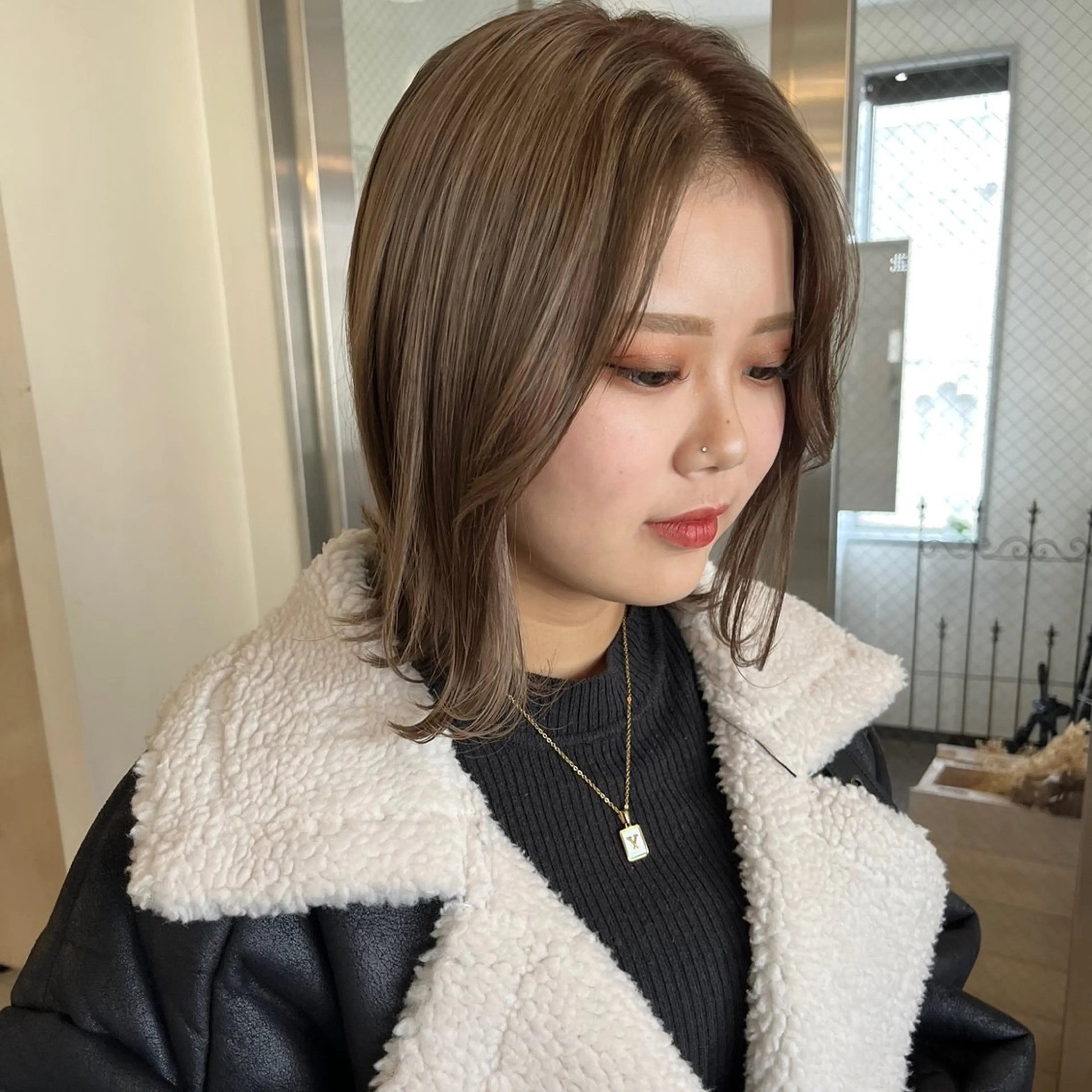 カラー カット ヘアカラー トリートメント Yurika🕯️ 透明感カラー/ボブのヘアスタイル