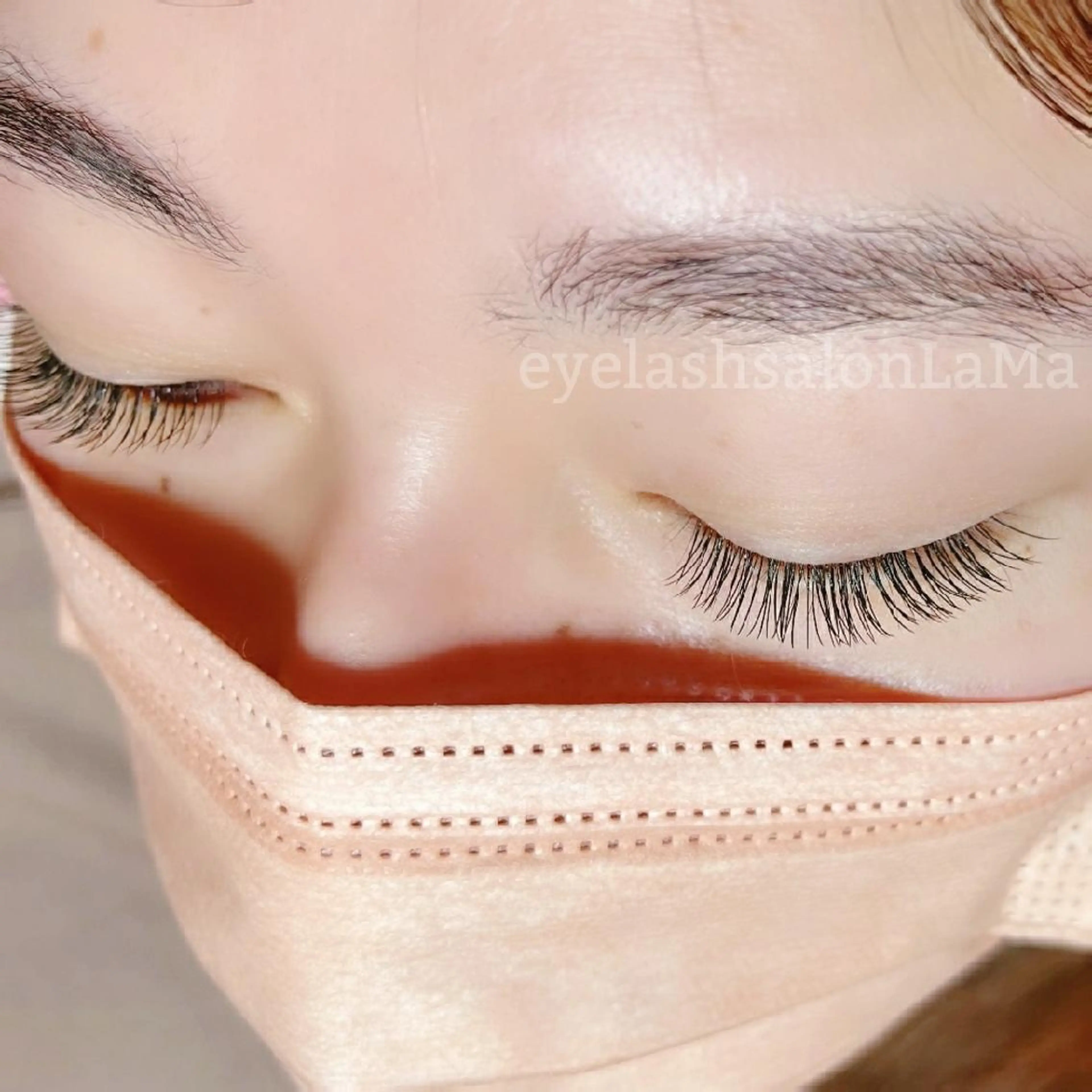 マツエク・マツパ 付け放題 フラットラッシュ LaMa staff★のマツエク・マツパデザイン