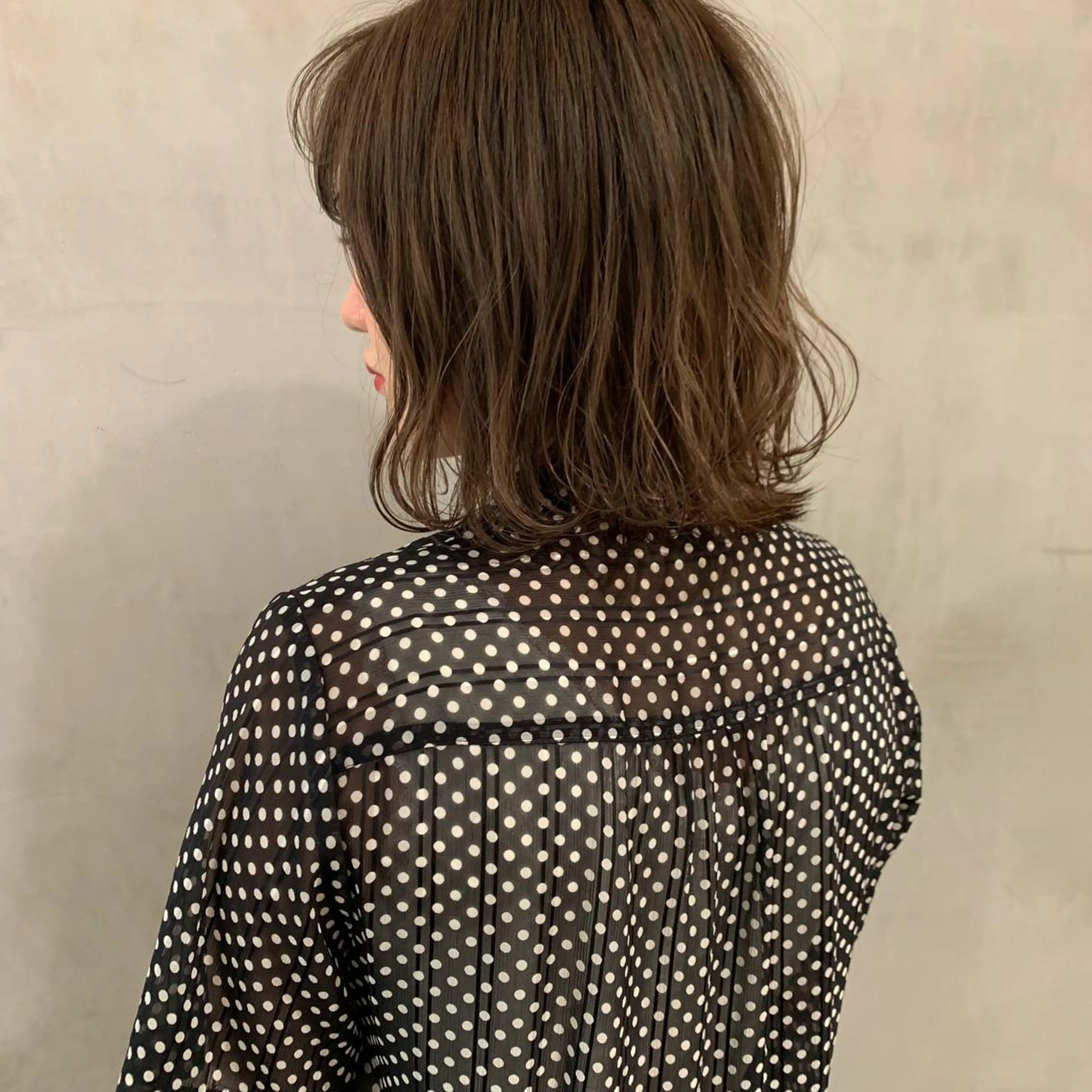 ミディアム カラー カット ヘアカラー トリートメント アンニュイヘア🪽 ayumiのヘアスタイル