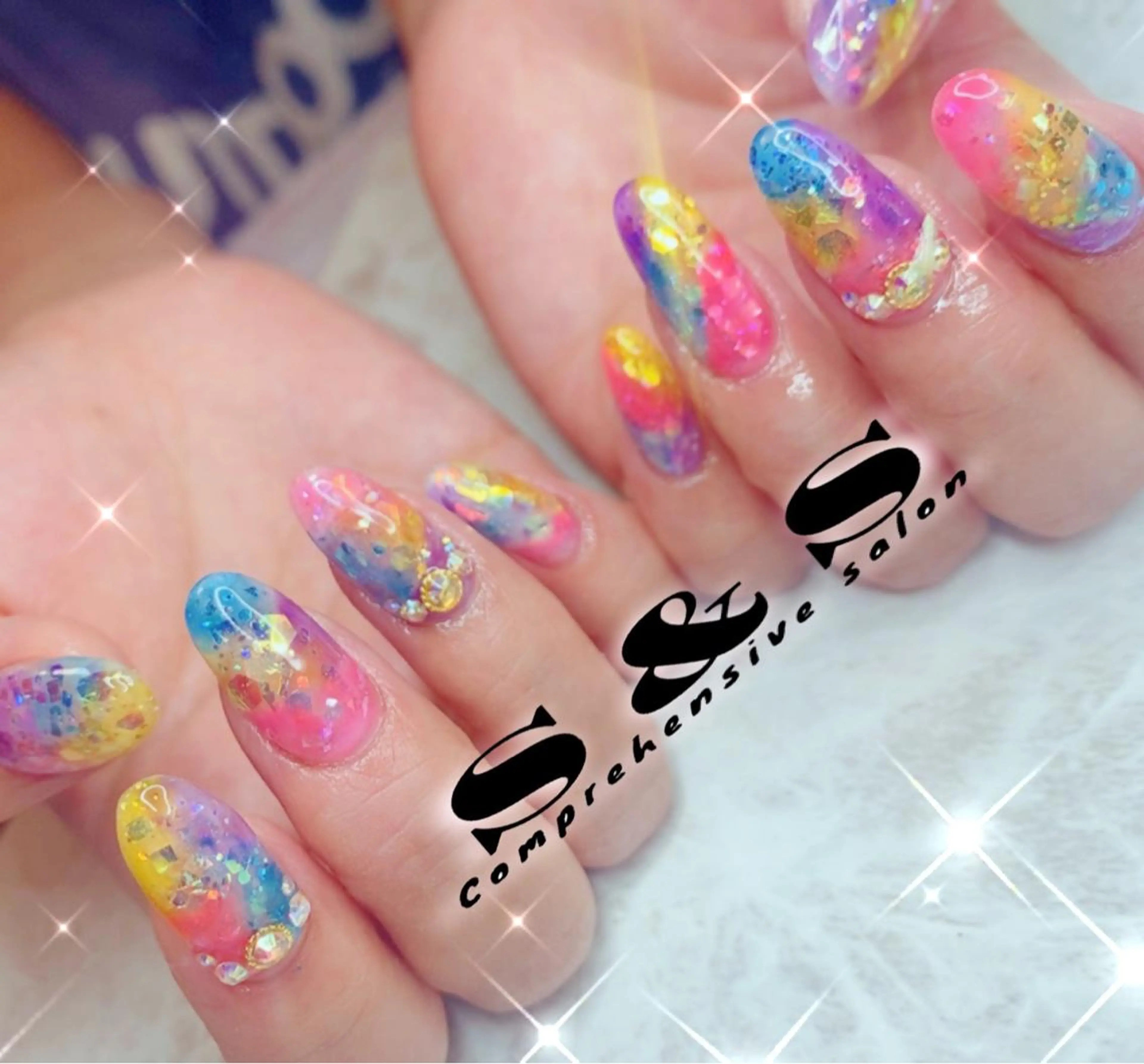 ネイル 長さ出し メンズネイル 持ち込み スカルプネイル S&S 村田小百合のネイルデザイン