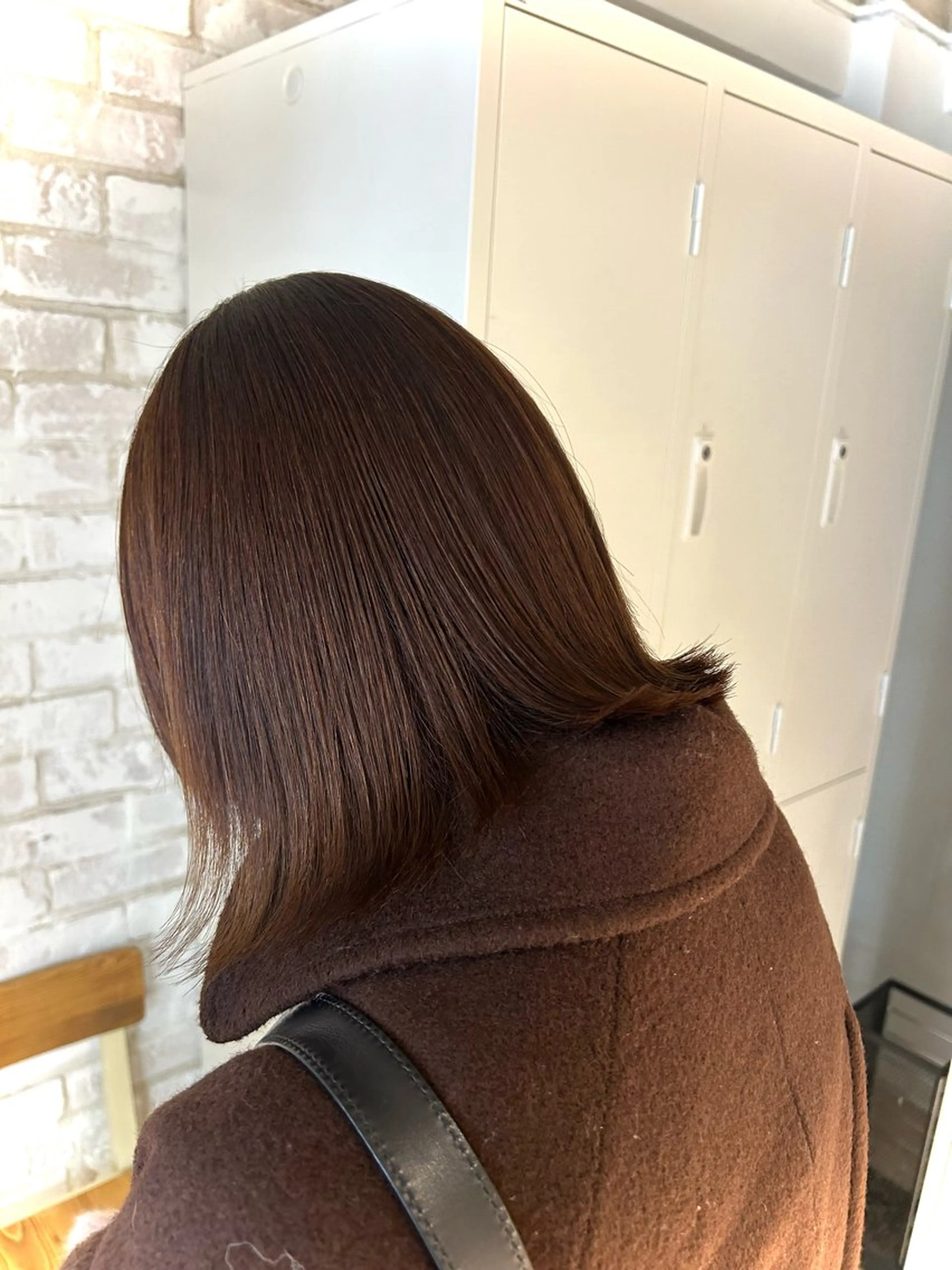 ミディアム 縮毛矯正 トリートメント カット 縮毛矯正 トリートメント Ogane Mikotoのヘアスタイル