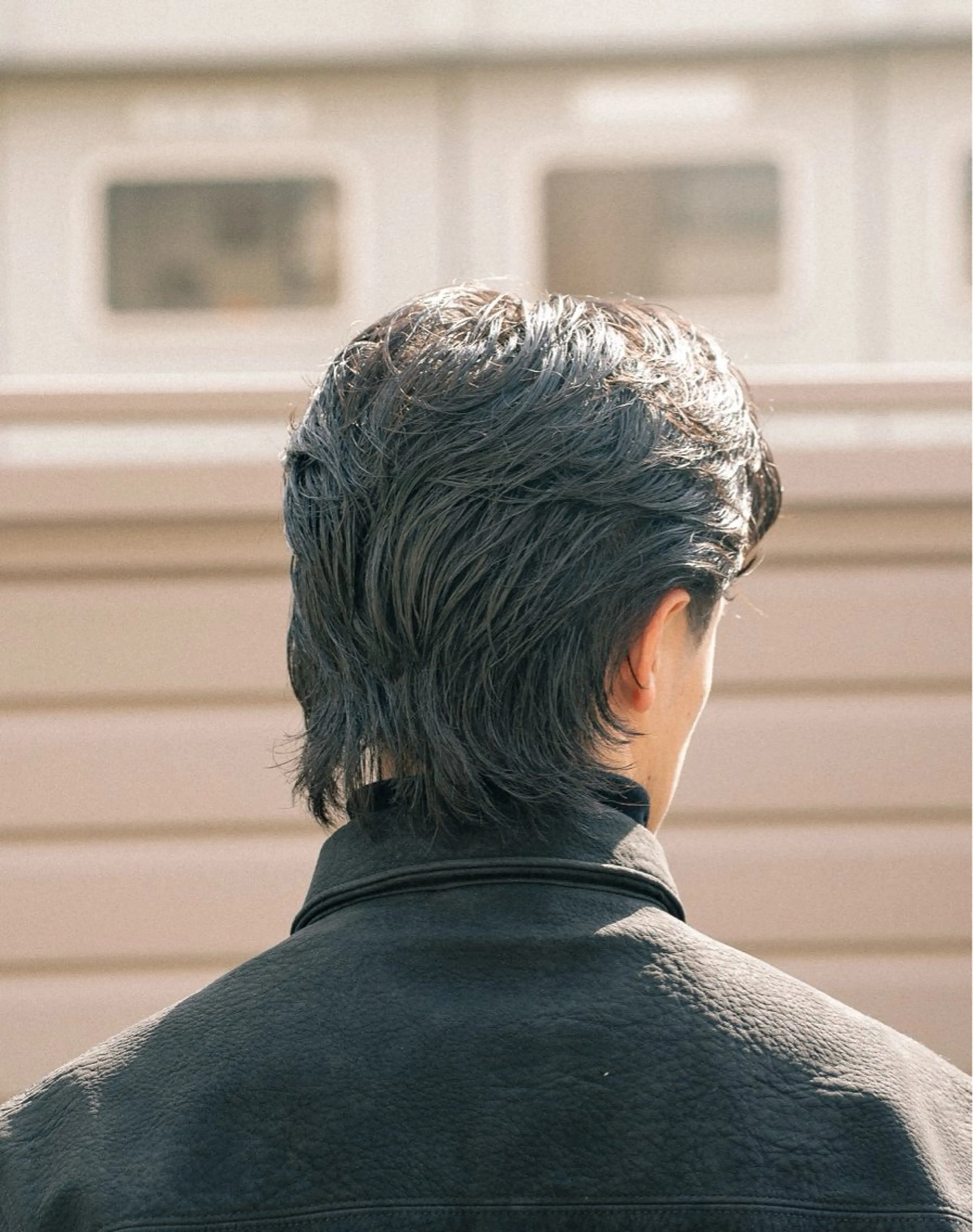 ショート カラー パーマ メンズ メンズウルフカット ウルフカット カット パーマ 🔗メンズサロン🔗 Kieのヘアスタイル