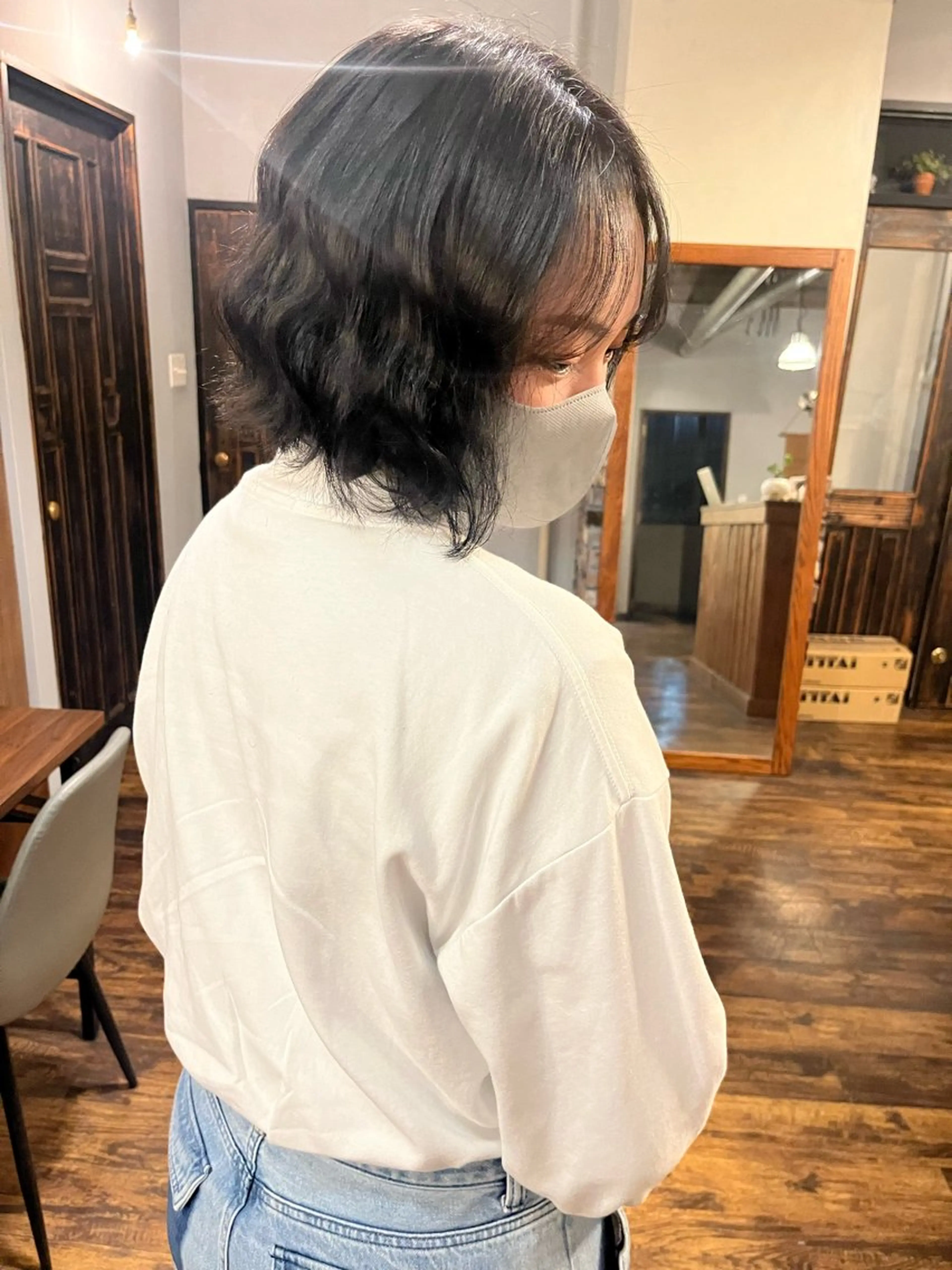 ショート ボブ 山下 明子のヘアスタイル