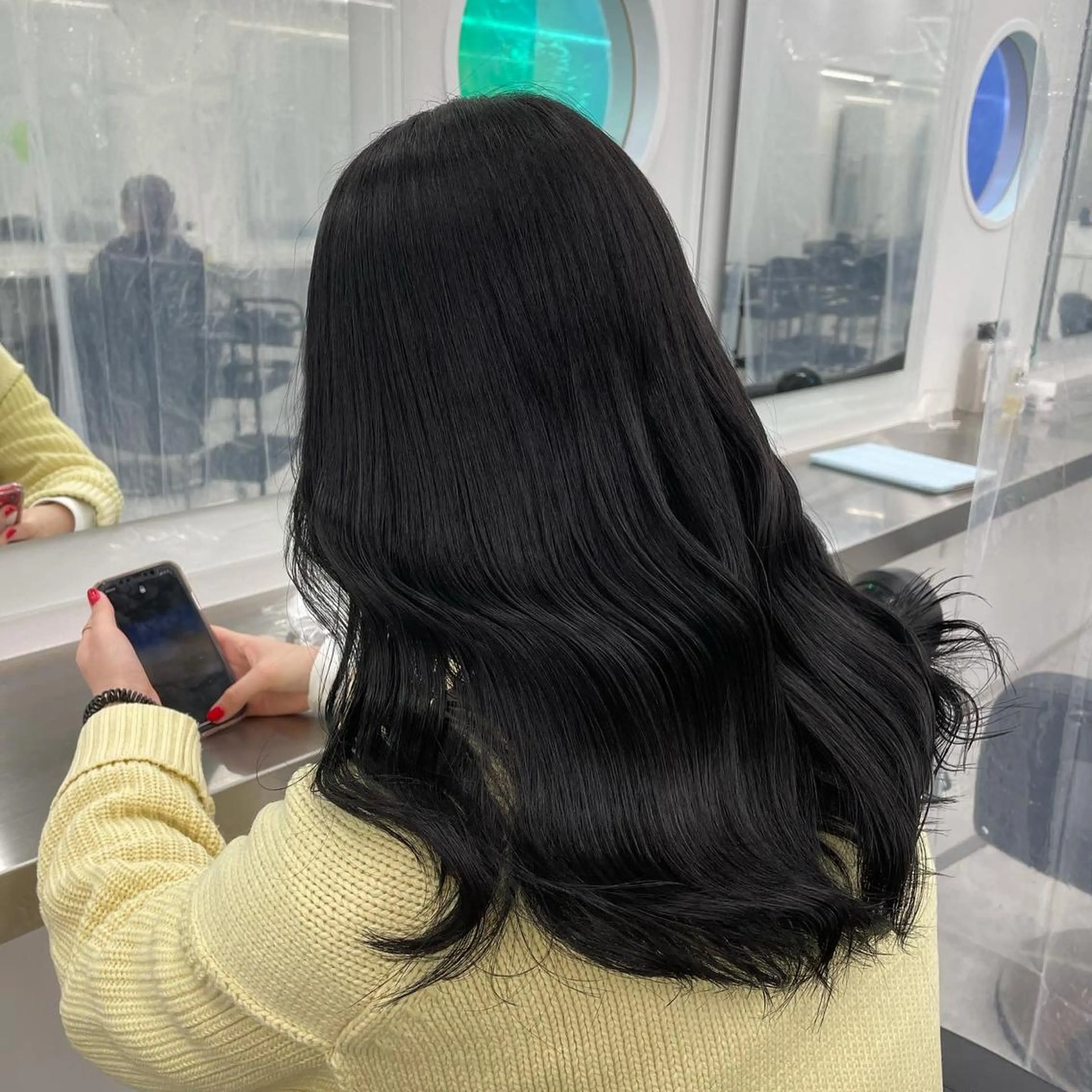 ロング カラー ヘアアレンジ salowin新宿East3階所属・艶美髪/髪質改善 /縮毛矯正/木元渓太のヘアスタイル