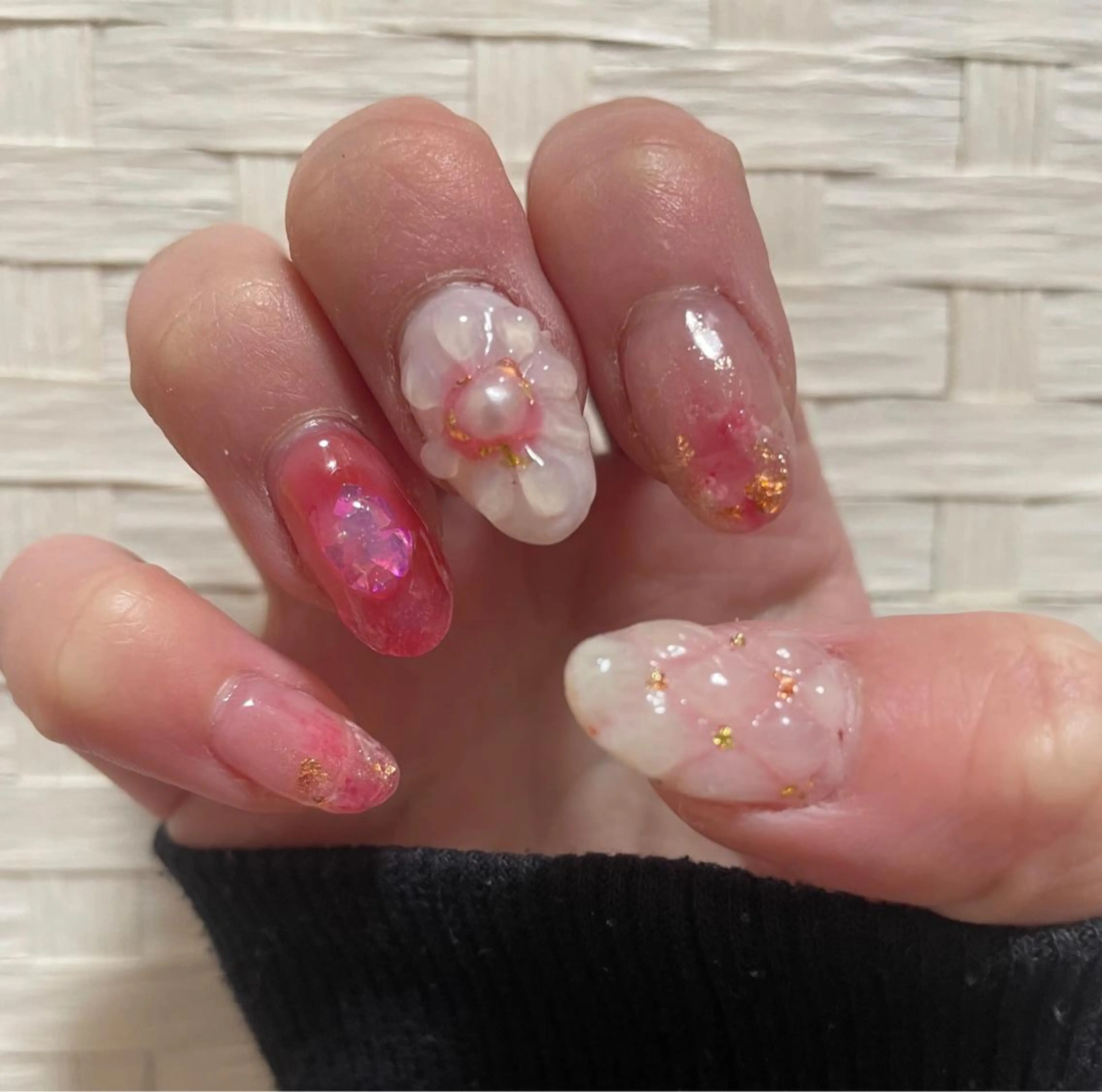 ネイル メンズネイル ‪るか/‪透明感 カラー/アレンジのヘアスタイル