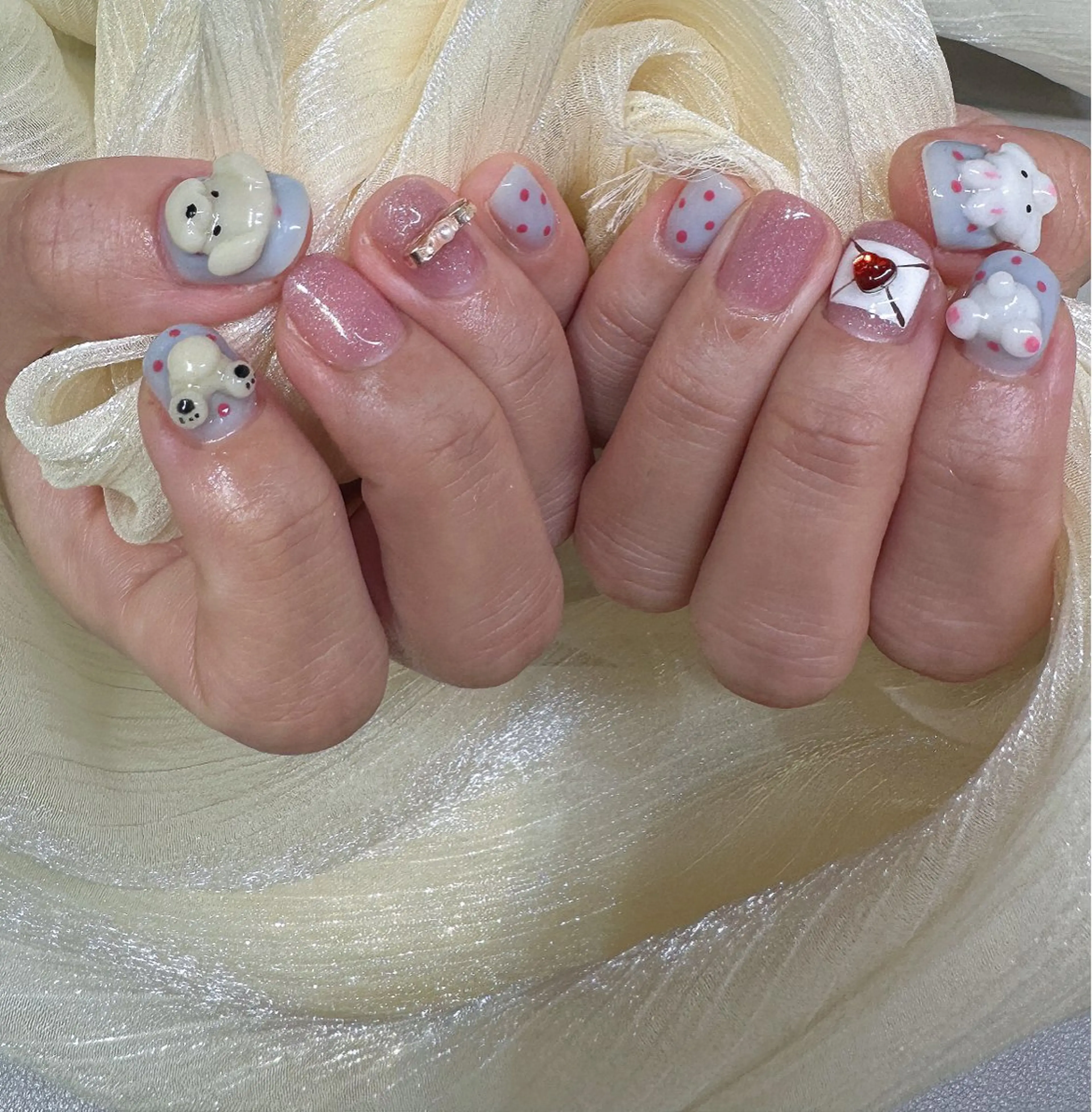 ネイル アートネイル 持ち込み Grace nail ケイのネイルデザイン