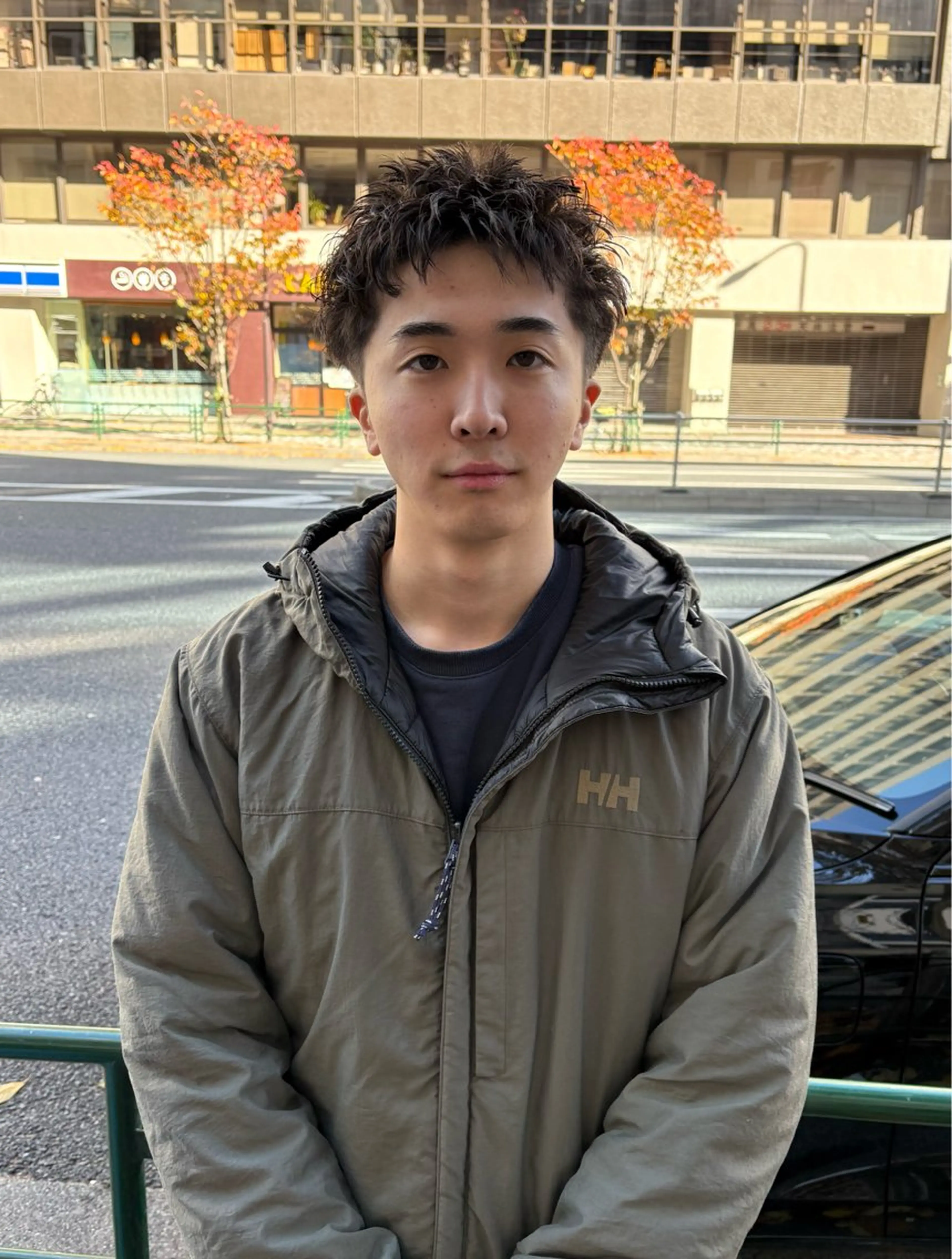 ショート パーマ メンズ メンズブリーチ フェザーパーマ メンズハイライト メンズインナーカラー メンズパーマ カット パーマ トリートメント charme所属・💈メンズカット ✂︎伊藤大輝💈のヘアスタイル