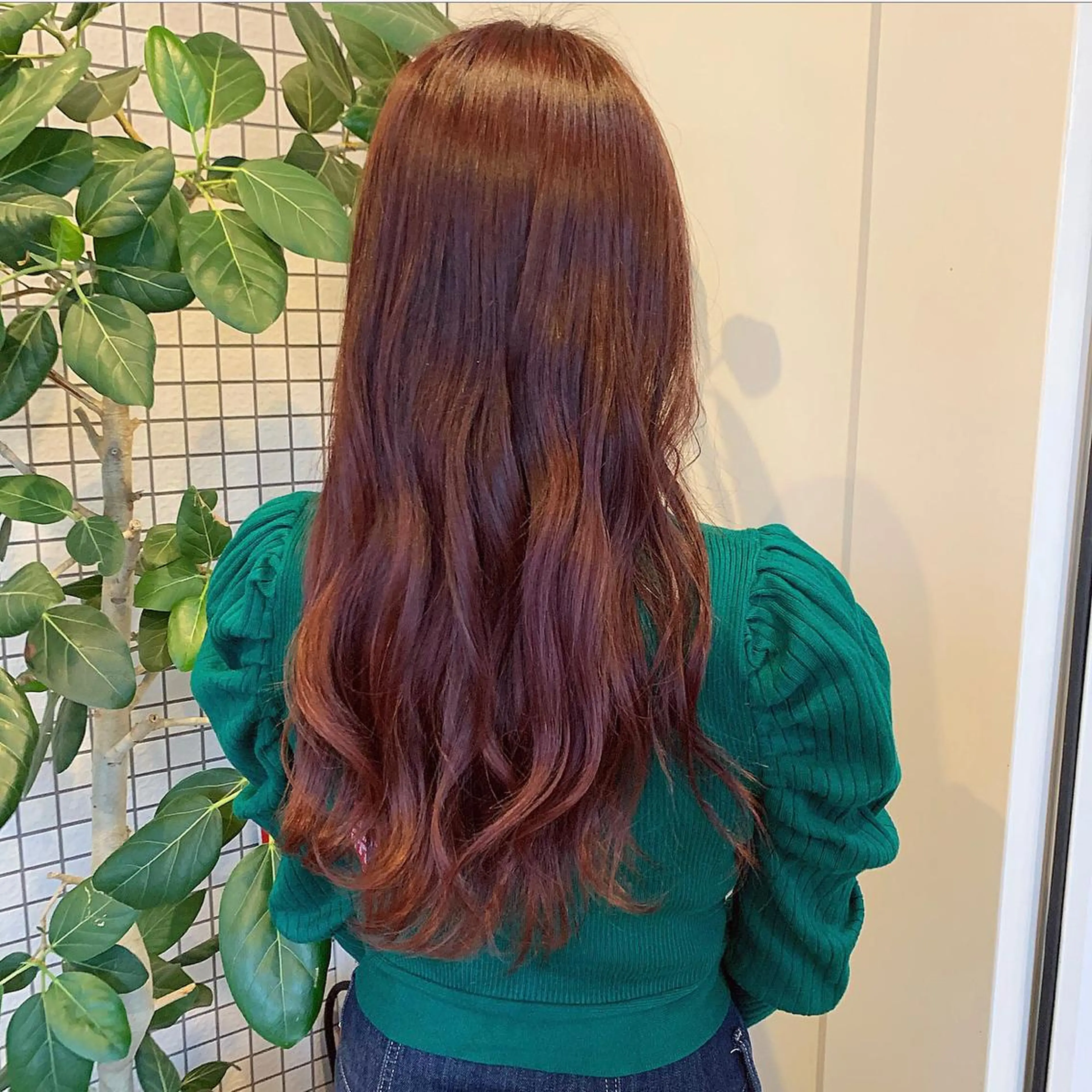 ロング カラー うえの ももねのヘアスタイル