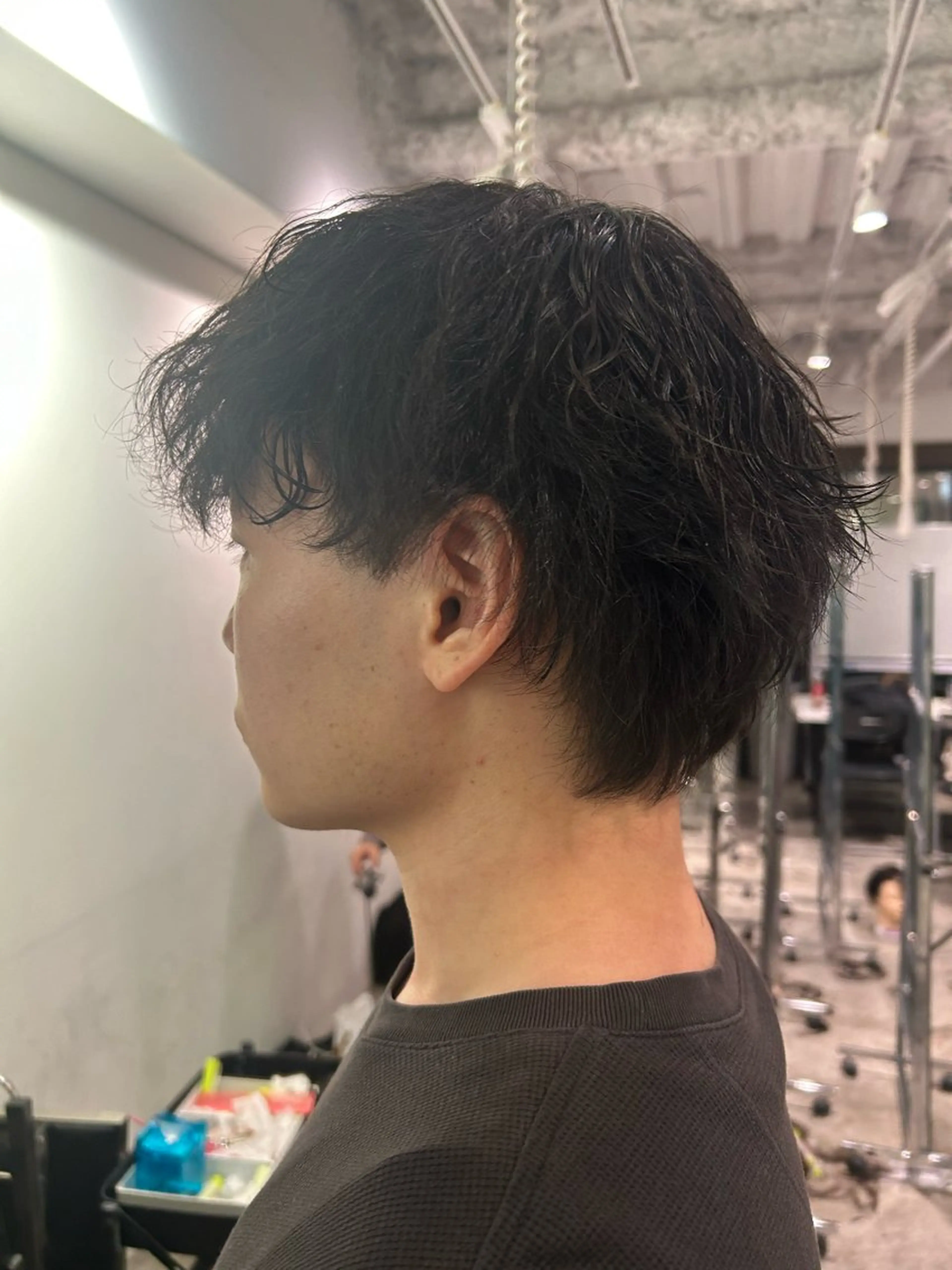 ショート カラー パーマ メンズ ITbyALBUM藤沢店所属・IT by ALBUM立川のヘアスタイル