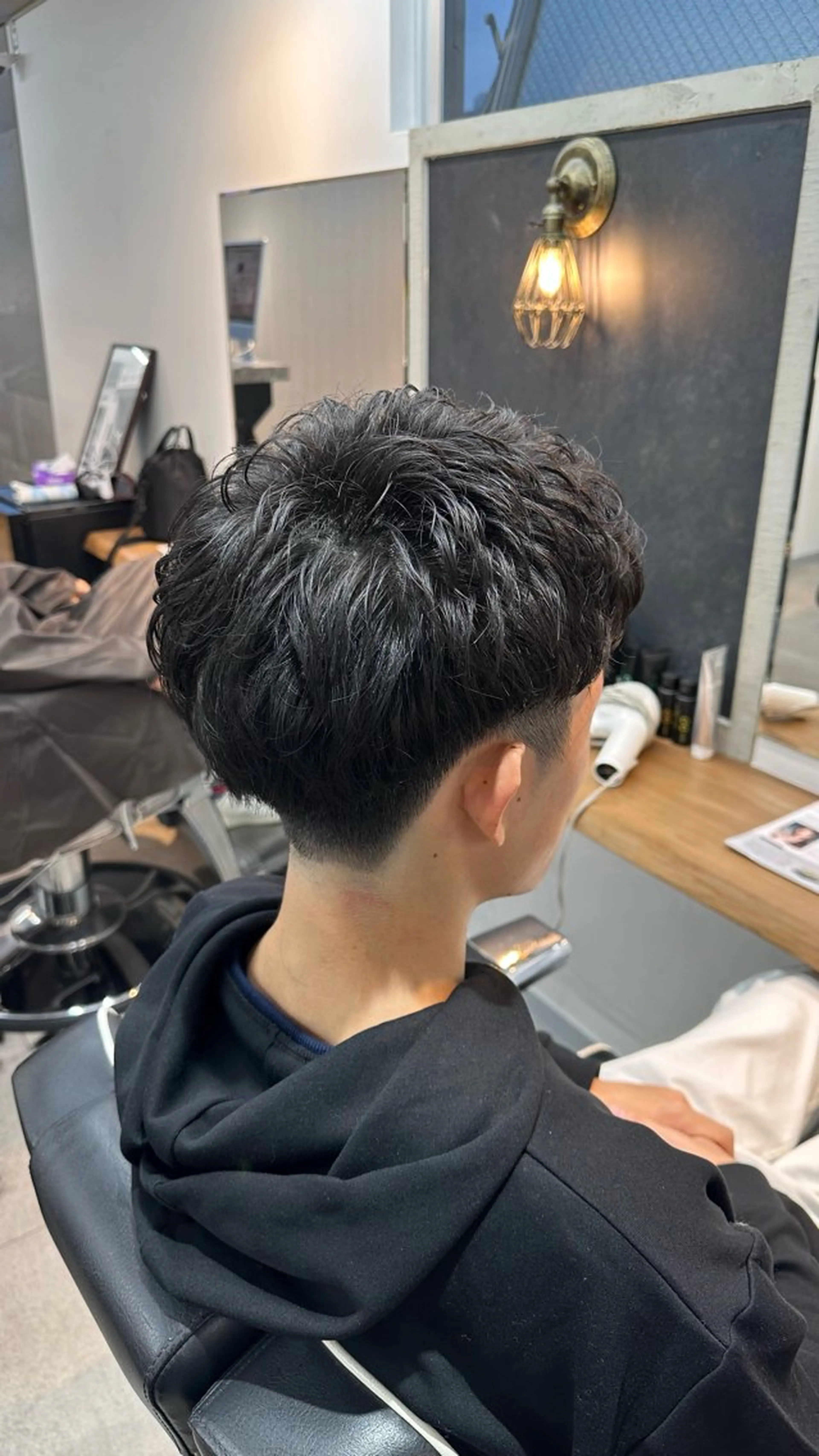 パーマ メンズ 浅岡律喜 /メンズ/フェードのヘアスタイル