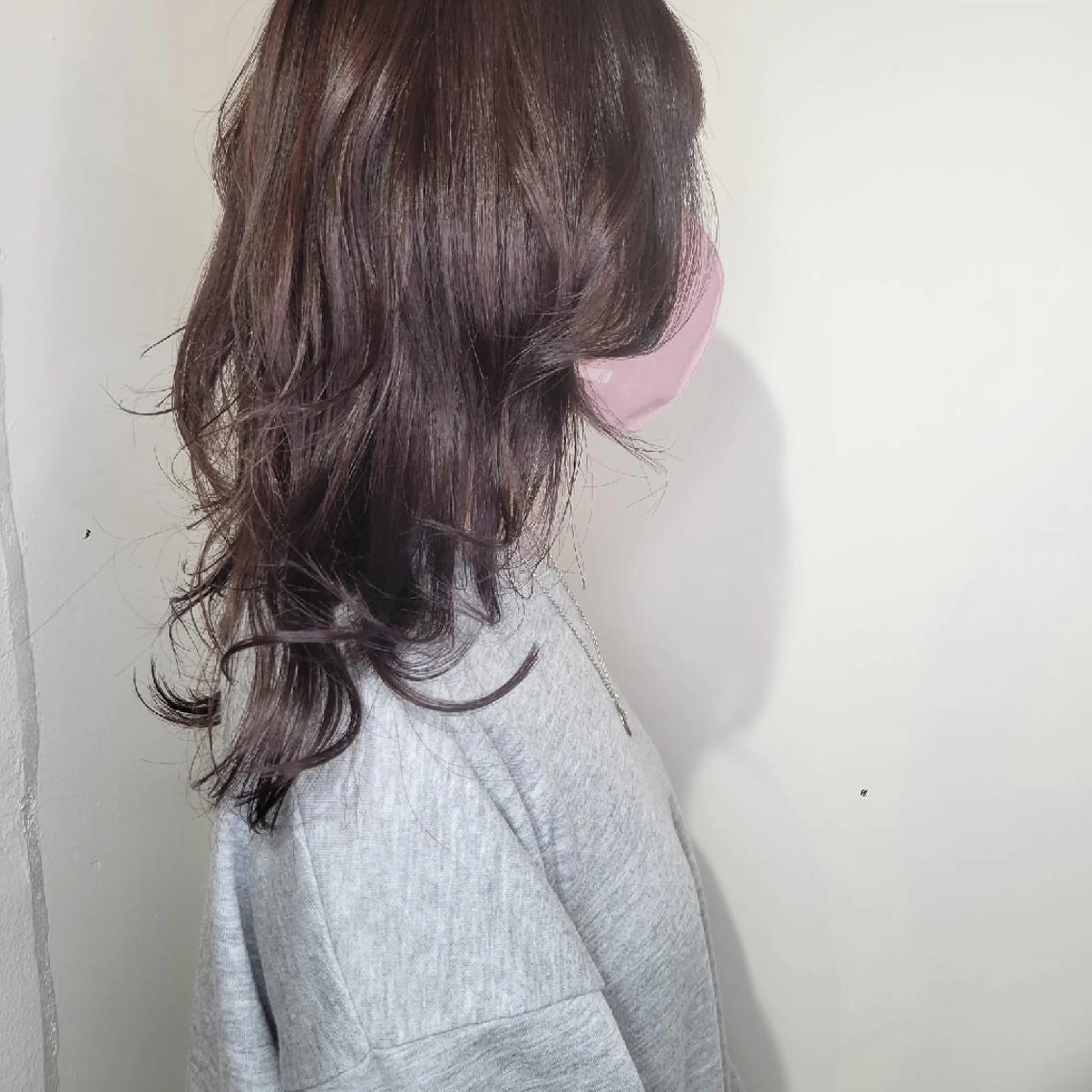 ロング ロング ウルフカット カット ヘアカラー トリートメント 🇰🇷透明感×ハイ トーン🌟tomoのヘアスタイル