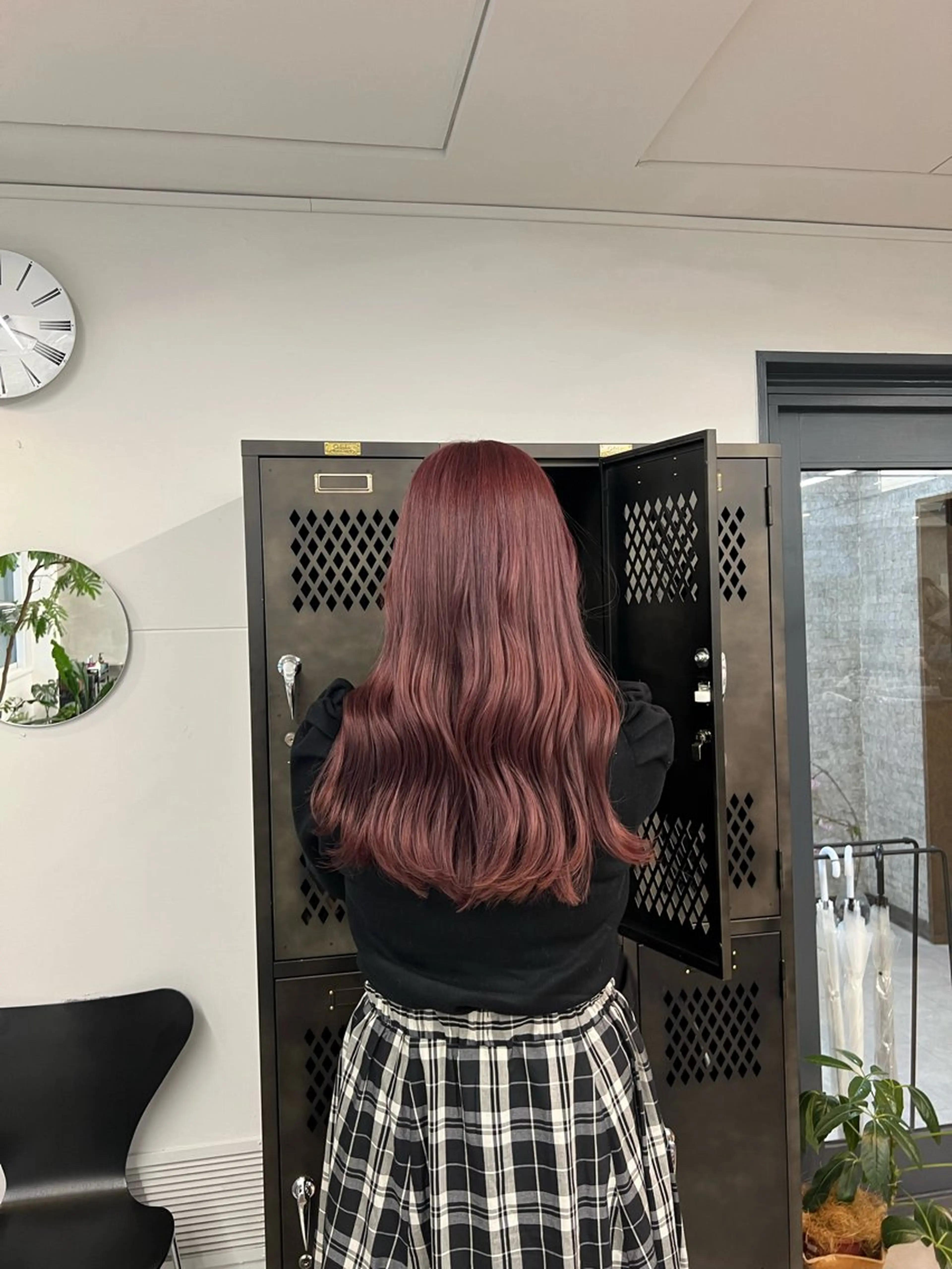 セミロング カット ヘアカラー トリートメント INORI /フェイスレイヤーのヘアスタイル