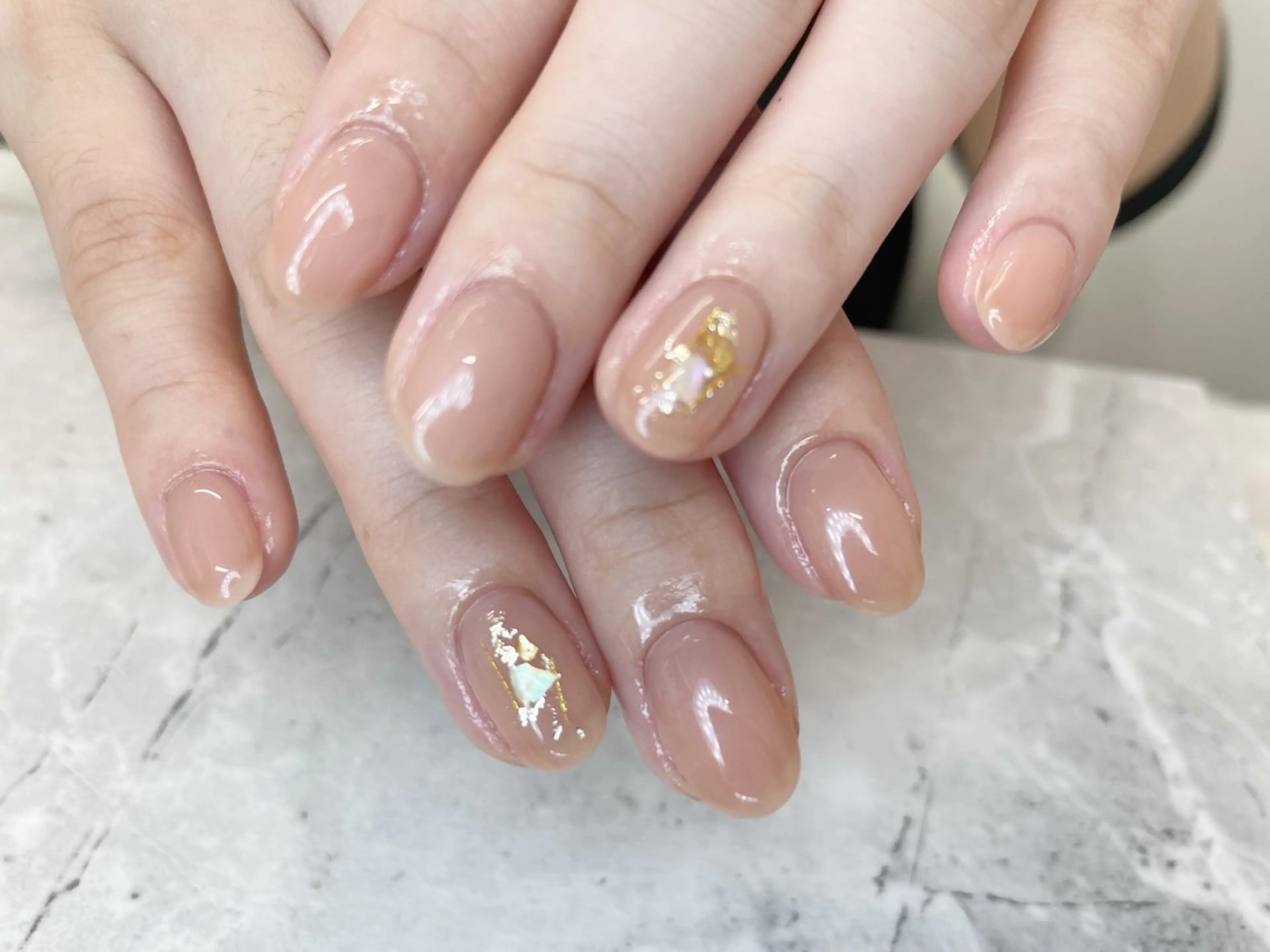 ネイル アートネイル フラッシュネイル フットネイル ジェルネイル グラデーション ハンドネイル エルモサ YURIKAのネイルデザイン