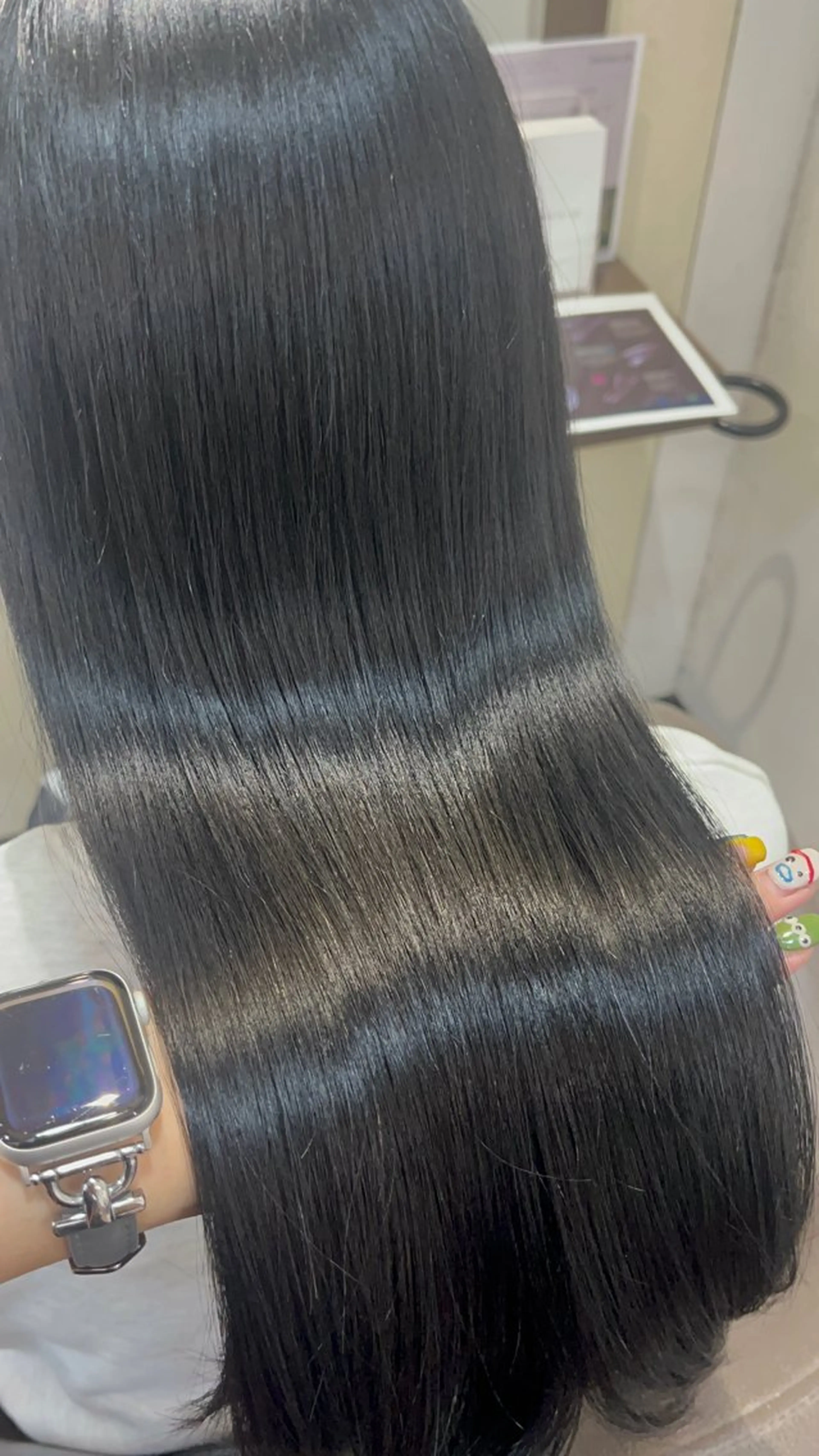 ロング ボブ/暖色カラー コウボヒカルのヘアスタイル