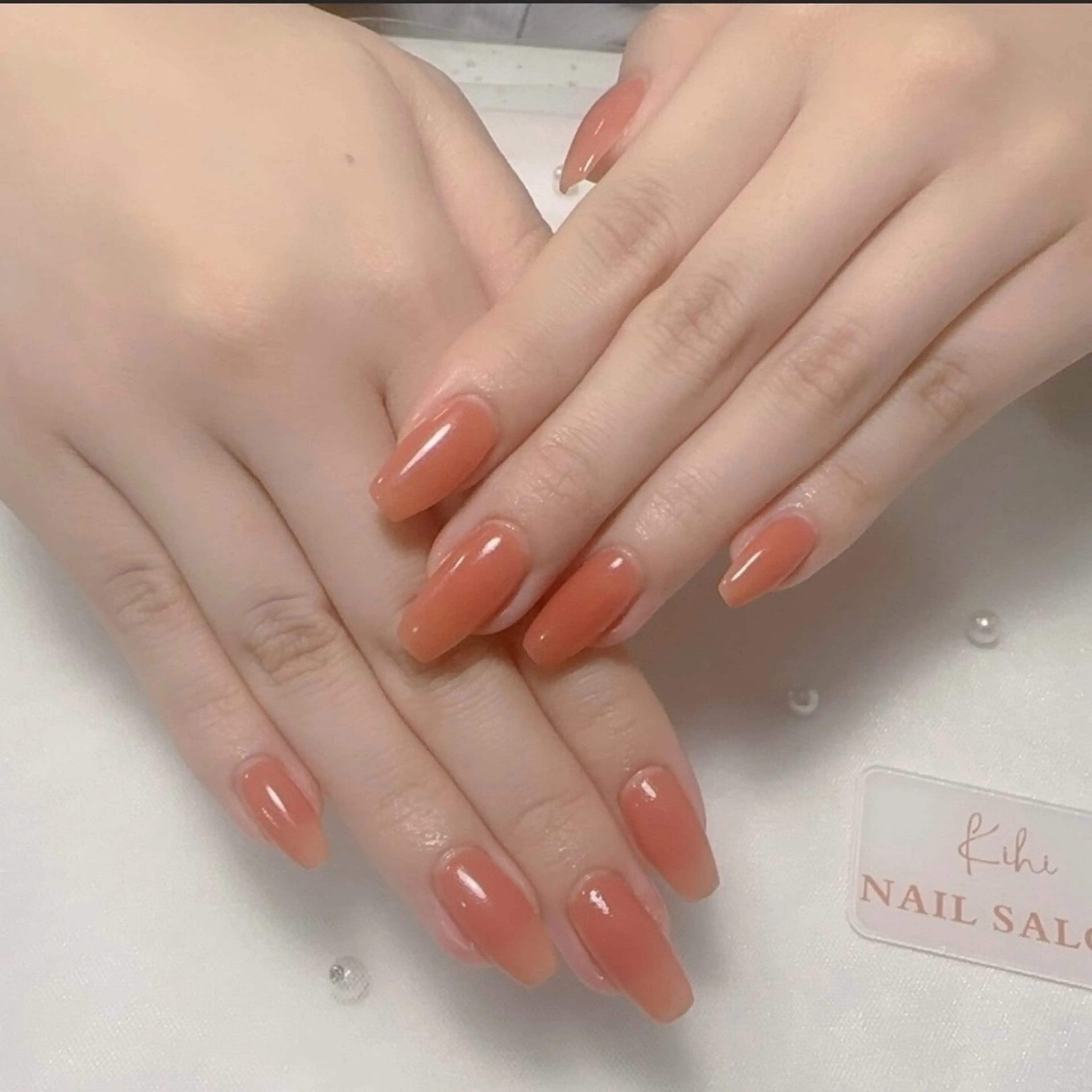 ネイル アートネイル フレンチネイル ジェルネイル グラデーション 韓国ネイル ハンドネイル ハンドケア さくら💮💮 【オフ無料】のネイルデザイン