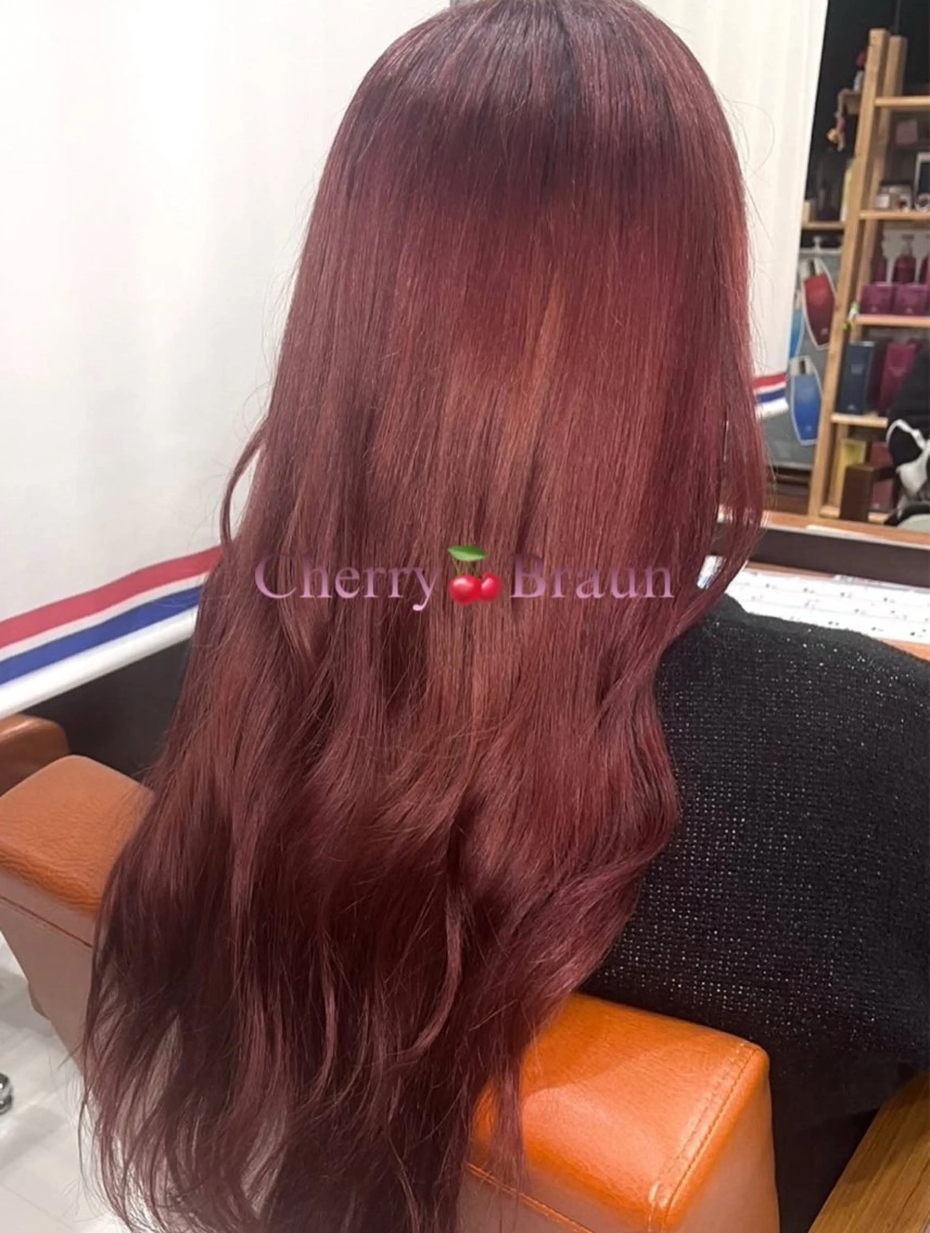 ブリーチなしのダブルカラーの写真