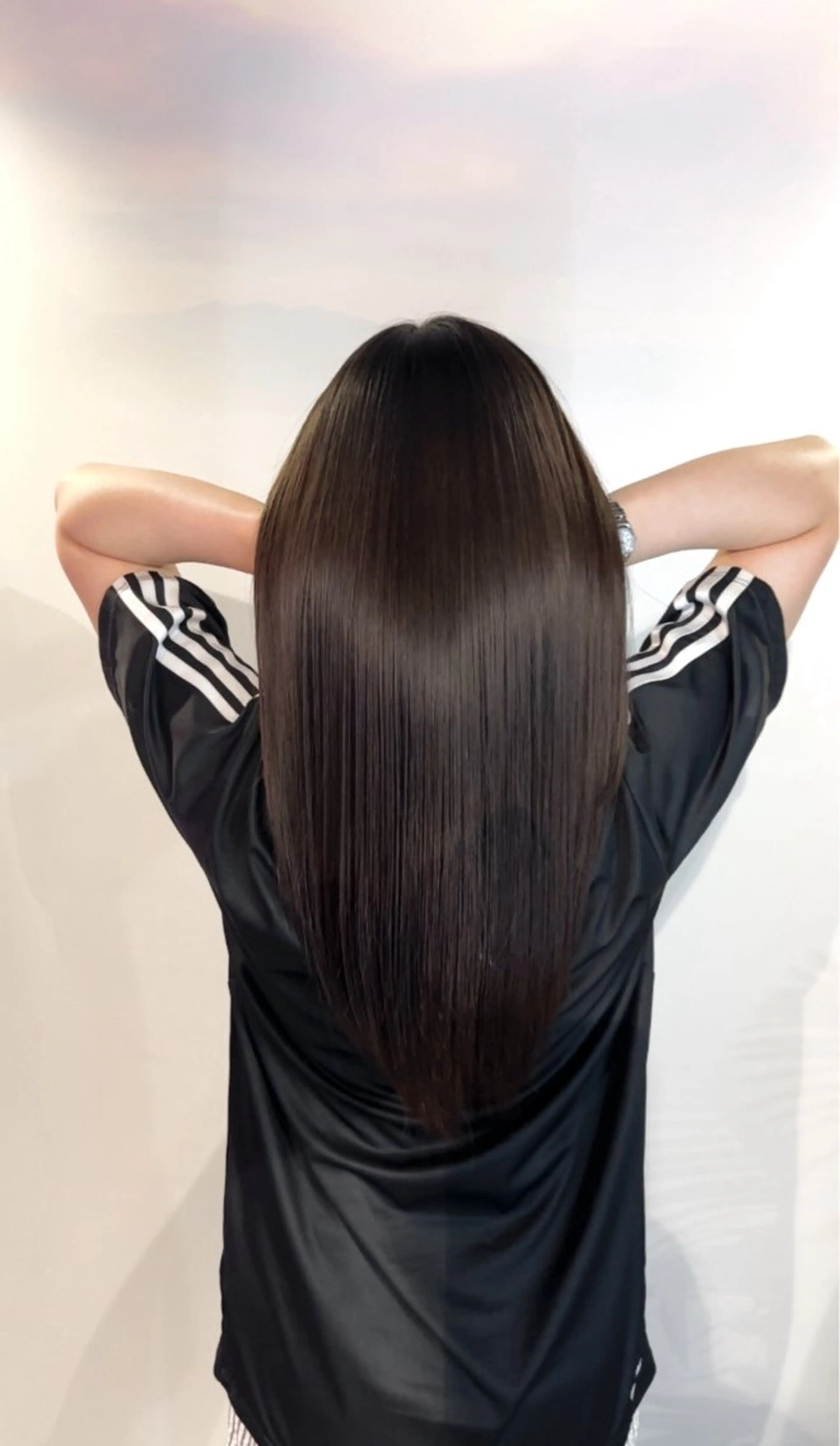 セミロング セミロングパーマ 髪質改善 レイヤーカット 縮毛矯正 オトナかわいい♡◌ ⑅⃝*GISELLEのヘアスタイル