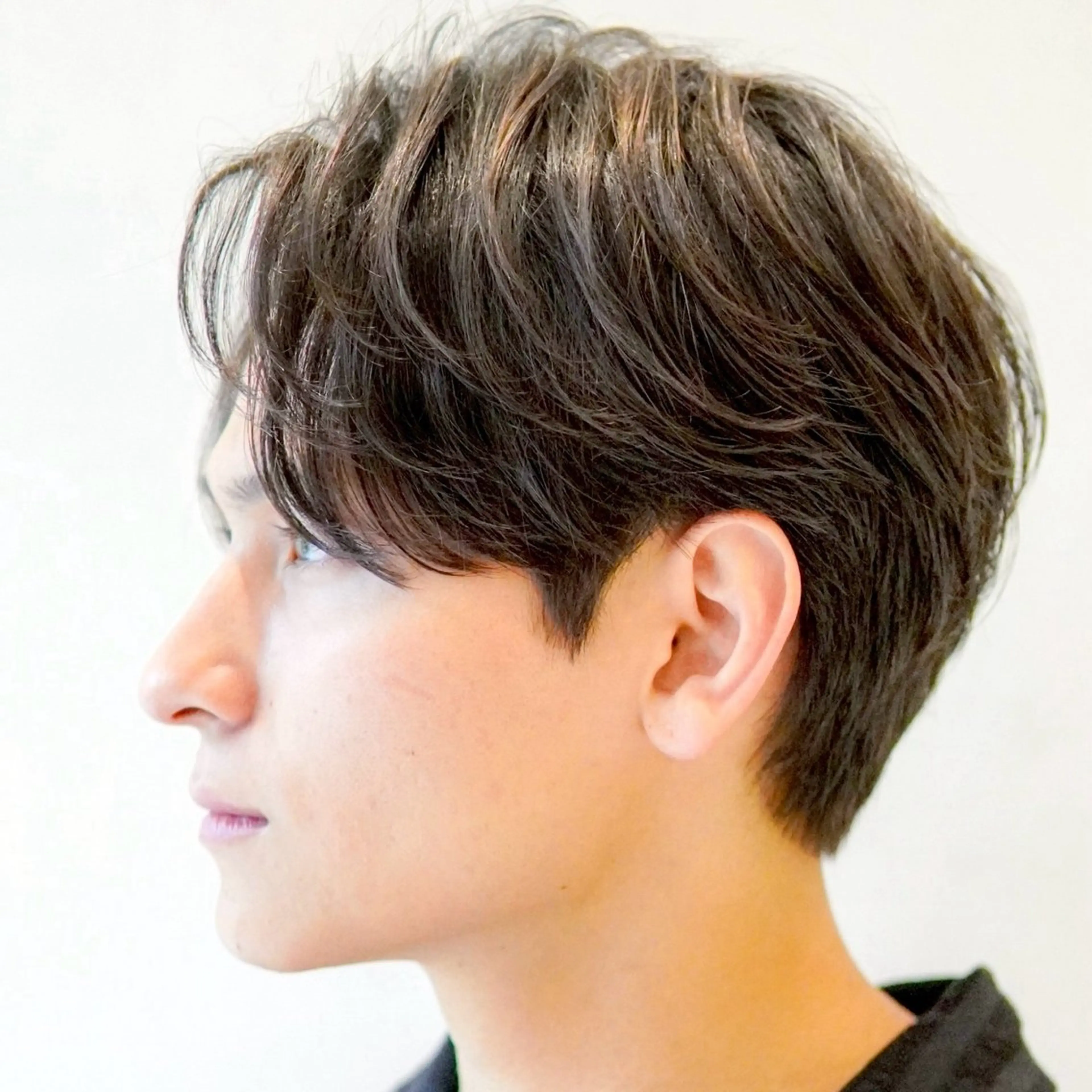 メンズ センターパート メンズ韓国風 韓国マッシュ マッシュ メンズパーマ カット yori所属・メンズパーマ/メンズ カット/たばたよしきのヘアスタイル