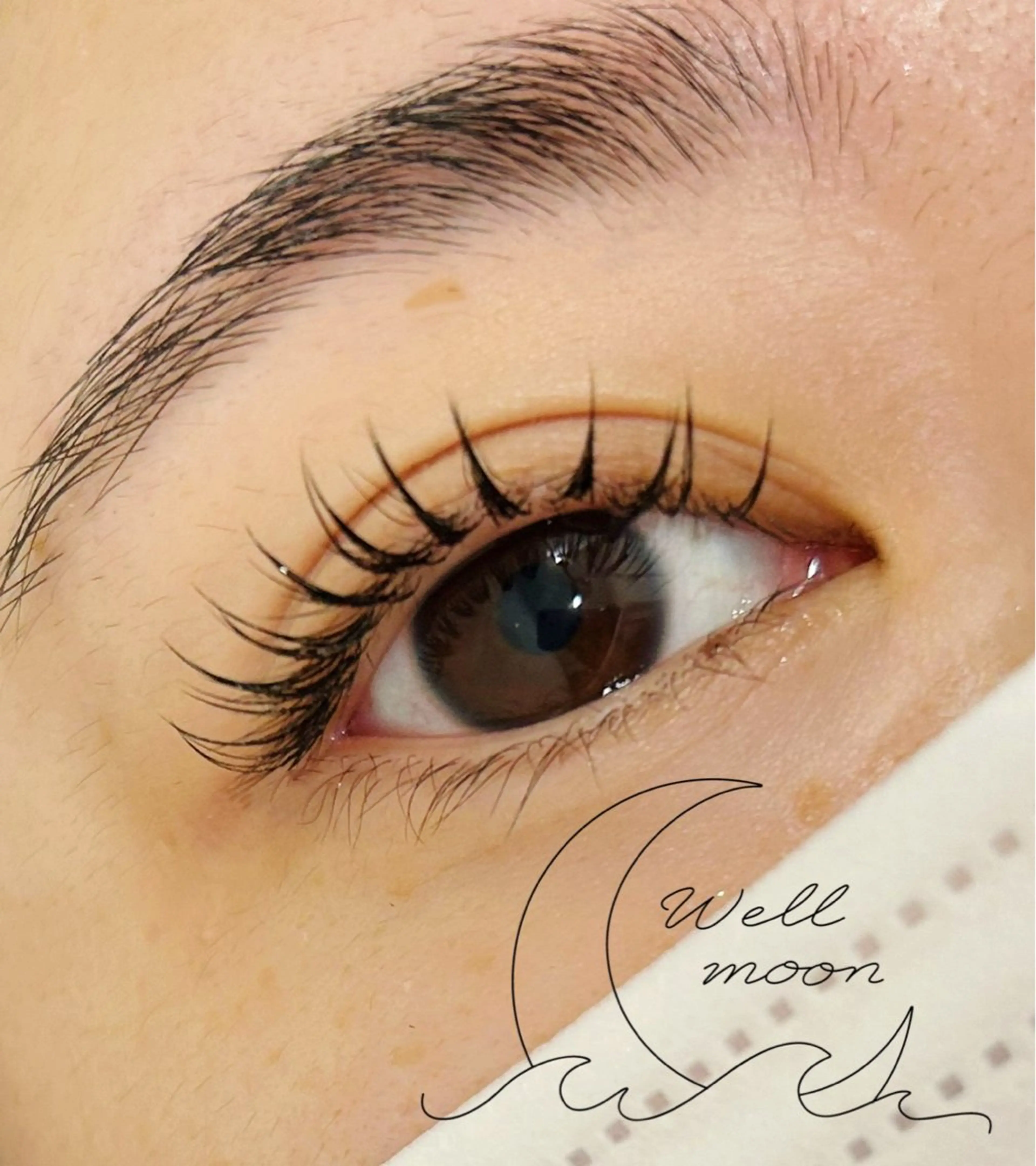 マツエク・マツパ フラットラッシュ マツエク Well moon 🌙岩部のマツエク・マツパデザイン