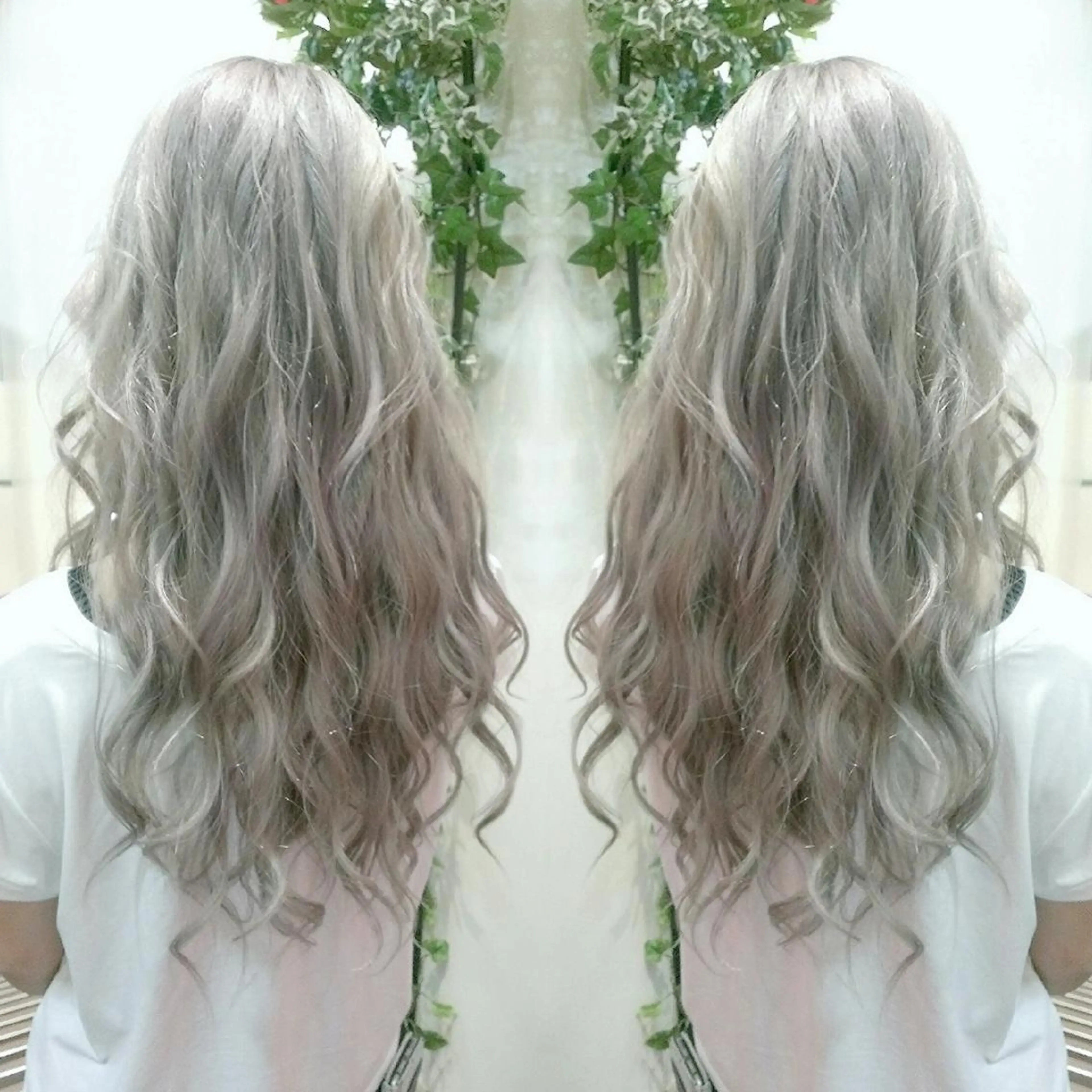 ロング カラー ヘアカラー 植田 /エクステ /ブリーチ/髪質改善のヘアスタイル