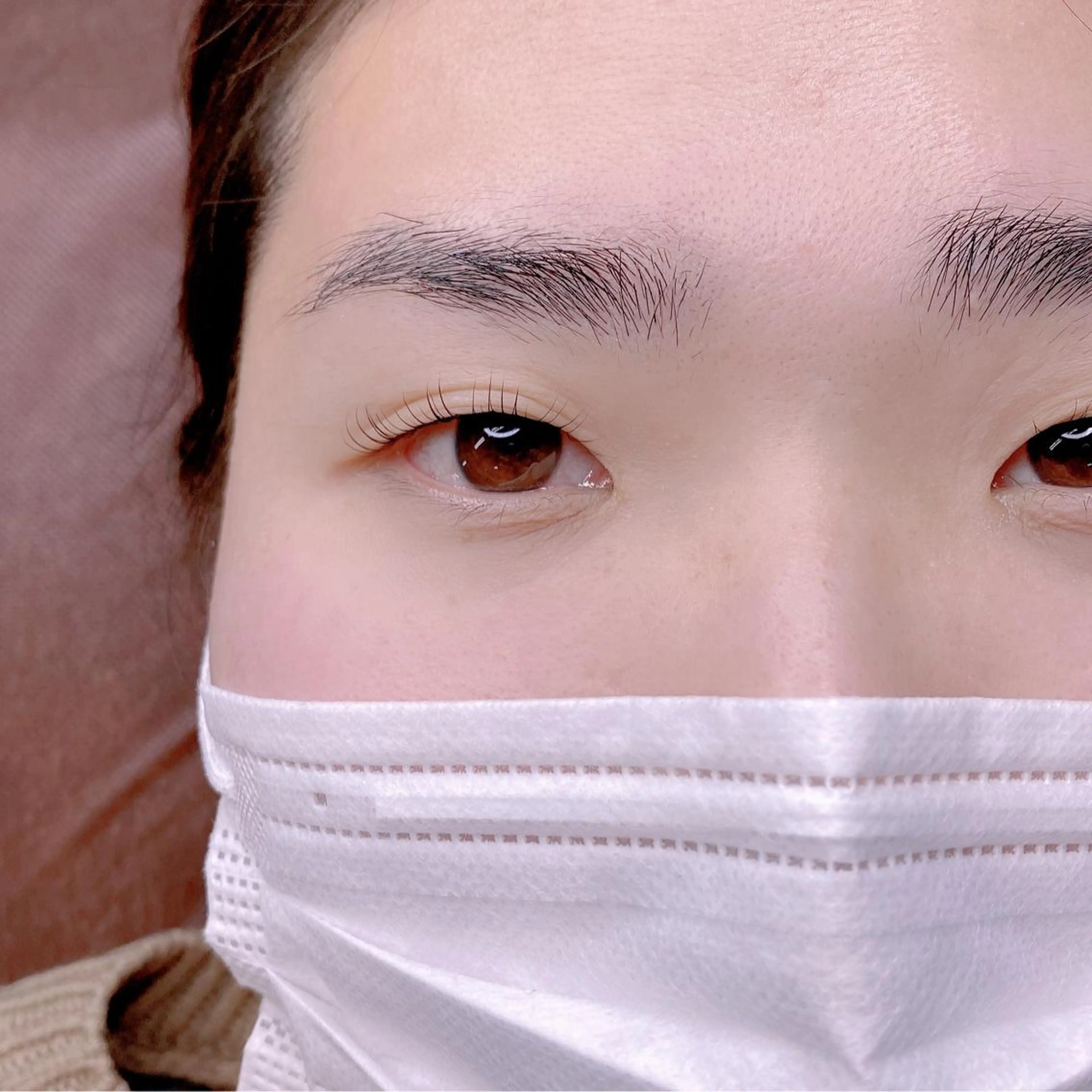 マツエク・マツパ ナチュラル パリジェンヌラッシュリフト まつげパーマ 下まつげエクステ 一重×まつ毛パーマ 井上 美祐希のマツエク・マツパデザイン