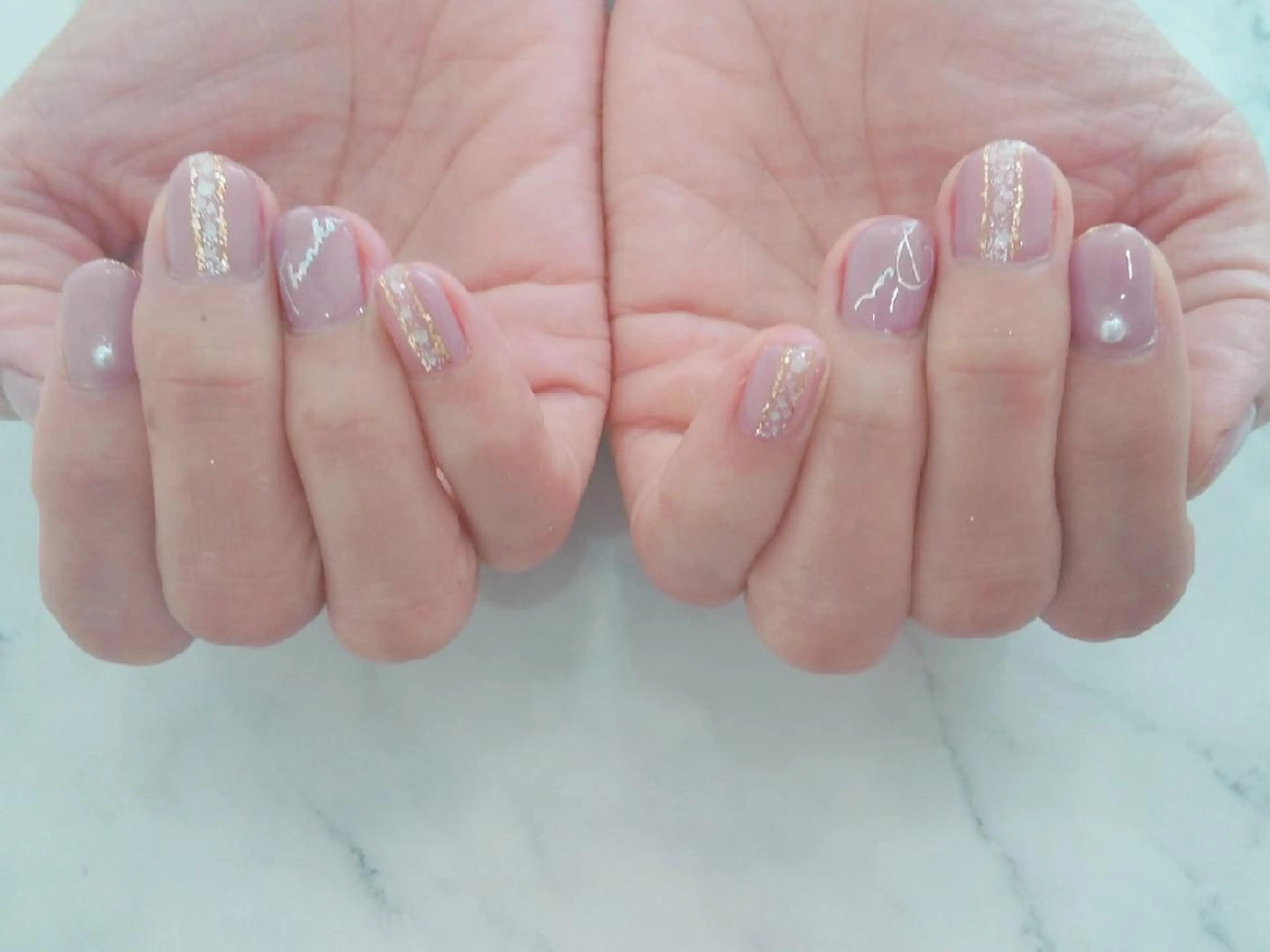 ネイル アートネイル フットネイル ジェルネイル ピンク スカルプネイル ネイル&フラワーサロン〜Ri✦hiro〜鳥栖店所属・HIRATA RIEのネイルデザイン