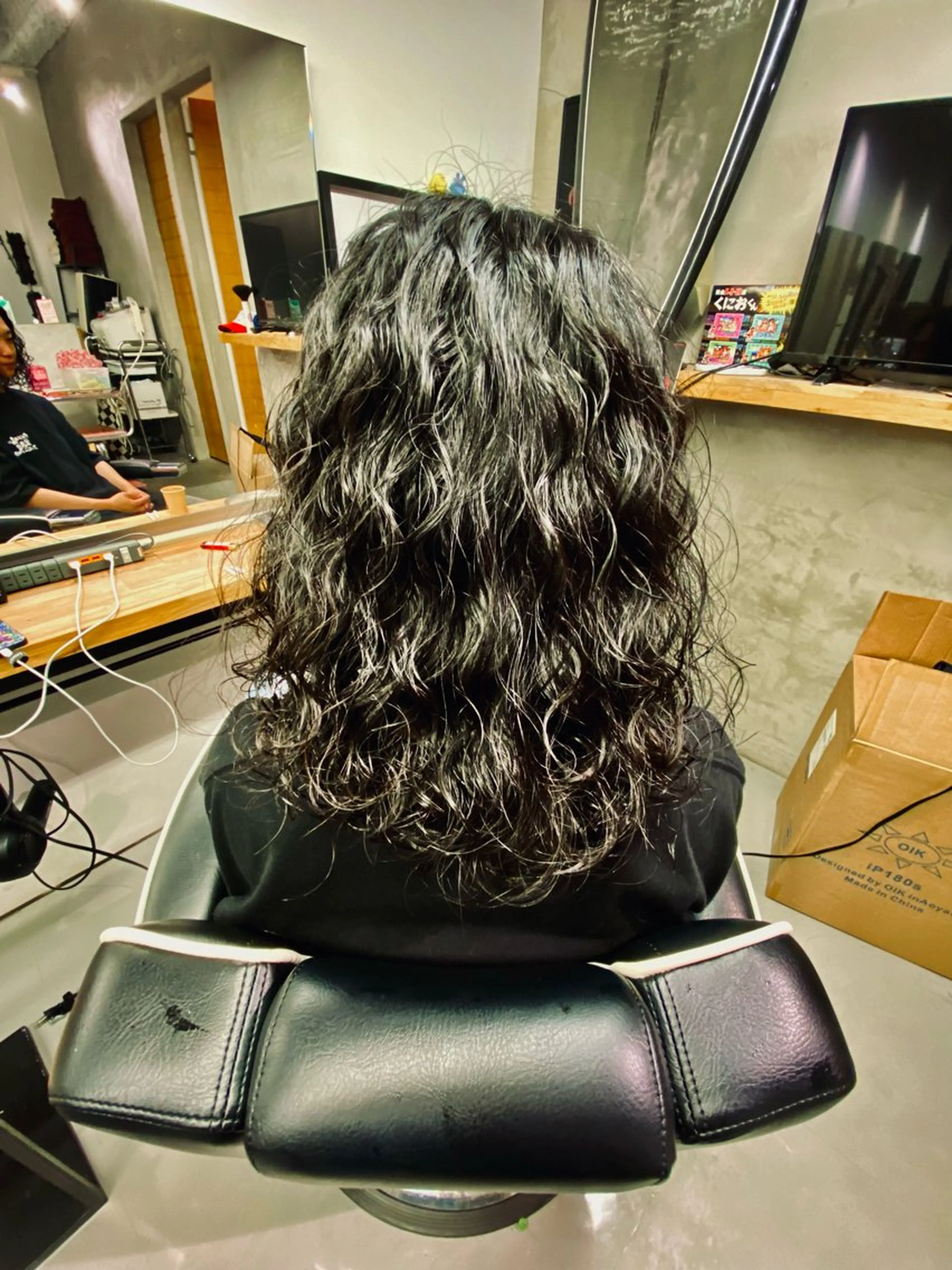 セミロング パーマ メンズ MOTEL men's andshaving所属・鶴見 光のヘアスタイル