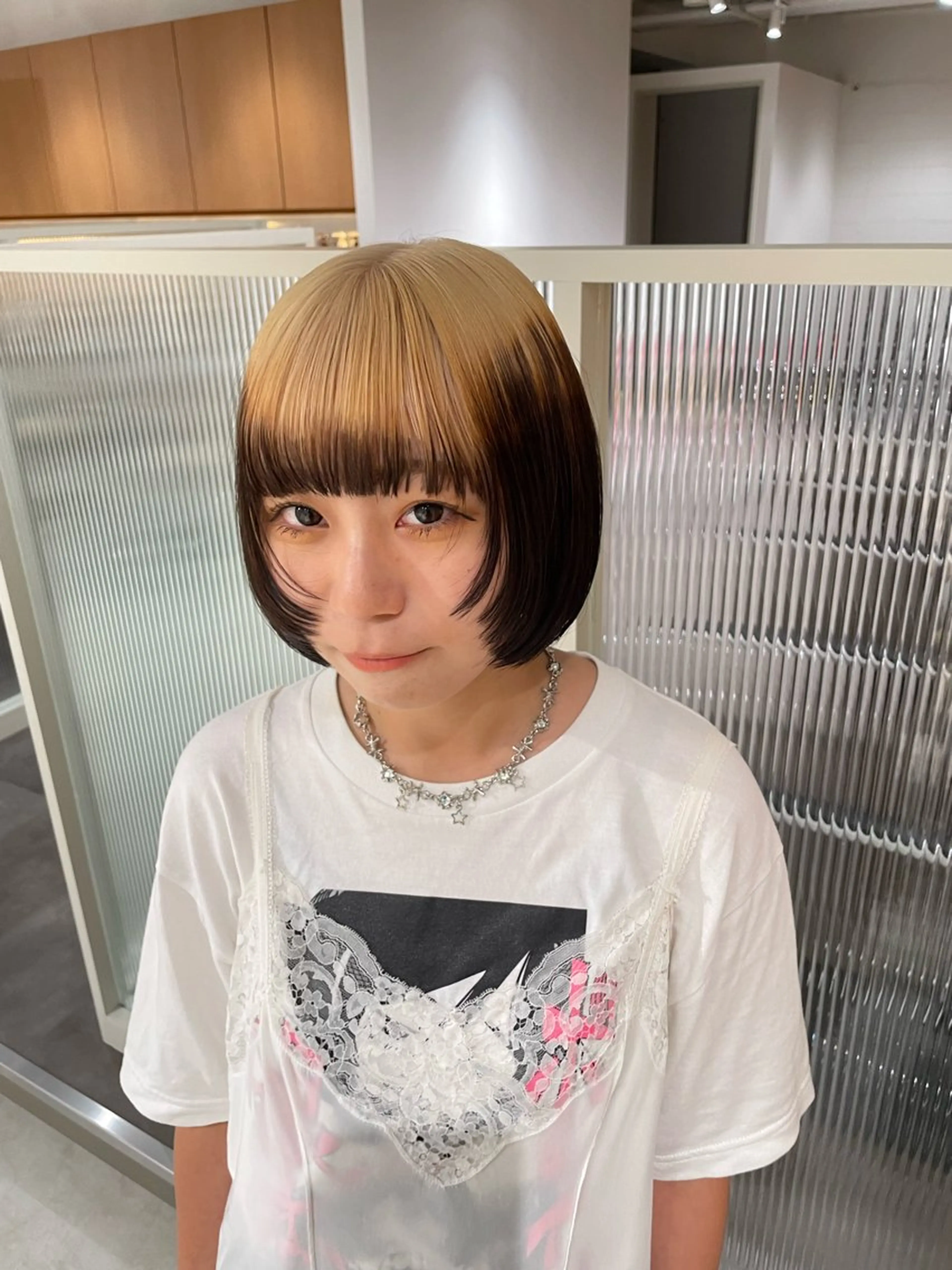 ミディアム 神野 翔のヘアスタイル