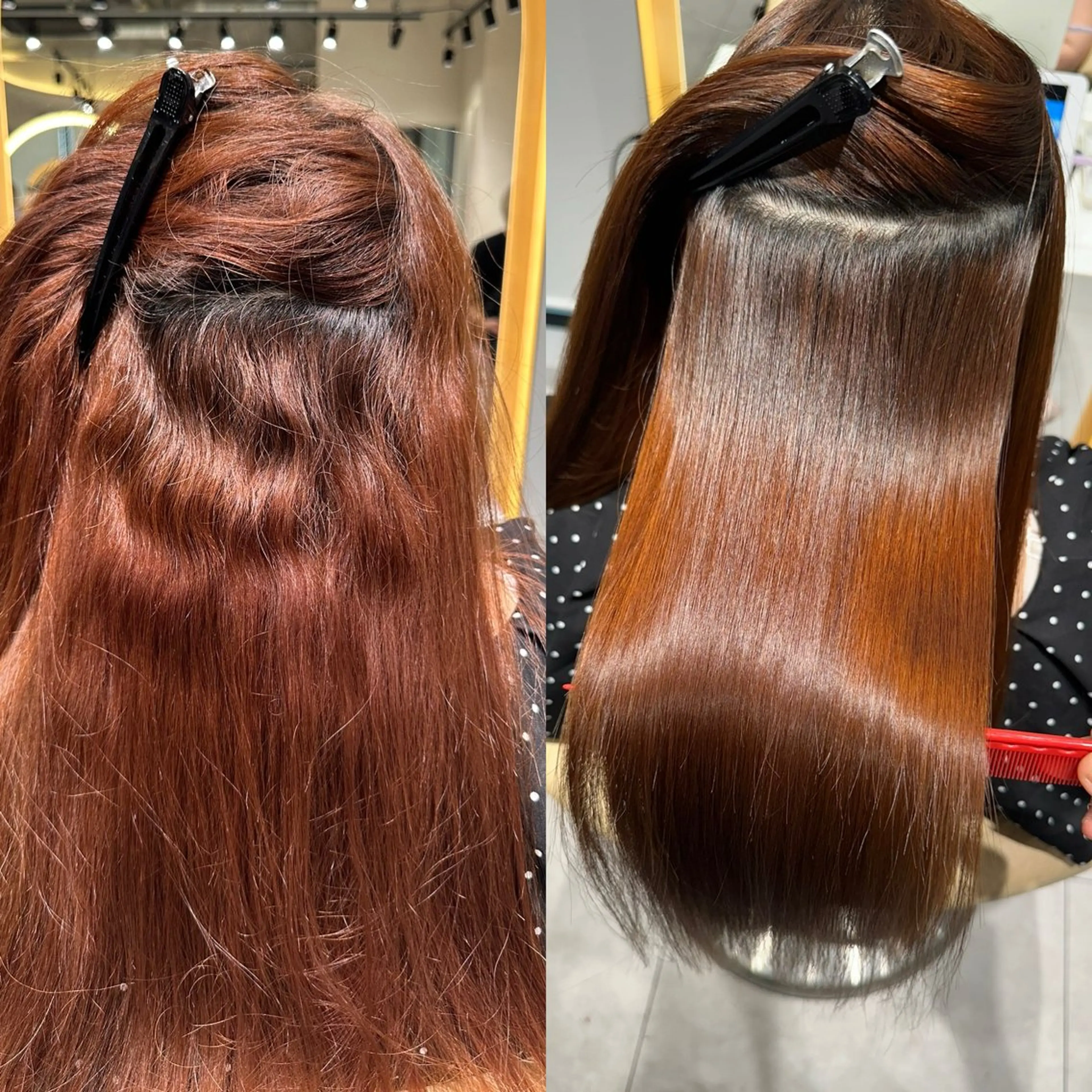 ロング カット 縮毛矯正 トリートメント ✨髪質改善特化✨副 店長椎葉信乃介のヘアスタイル