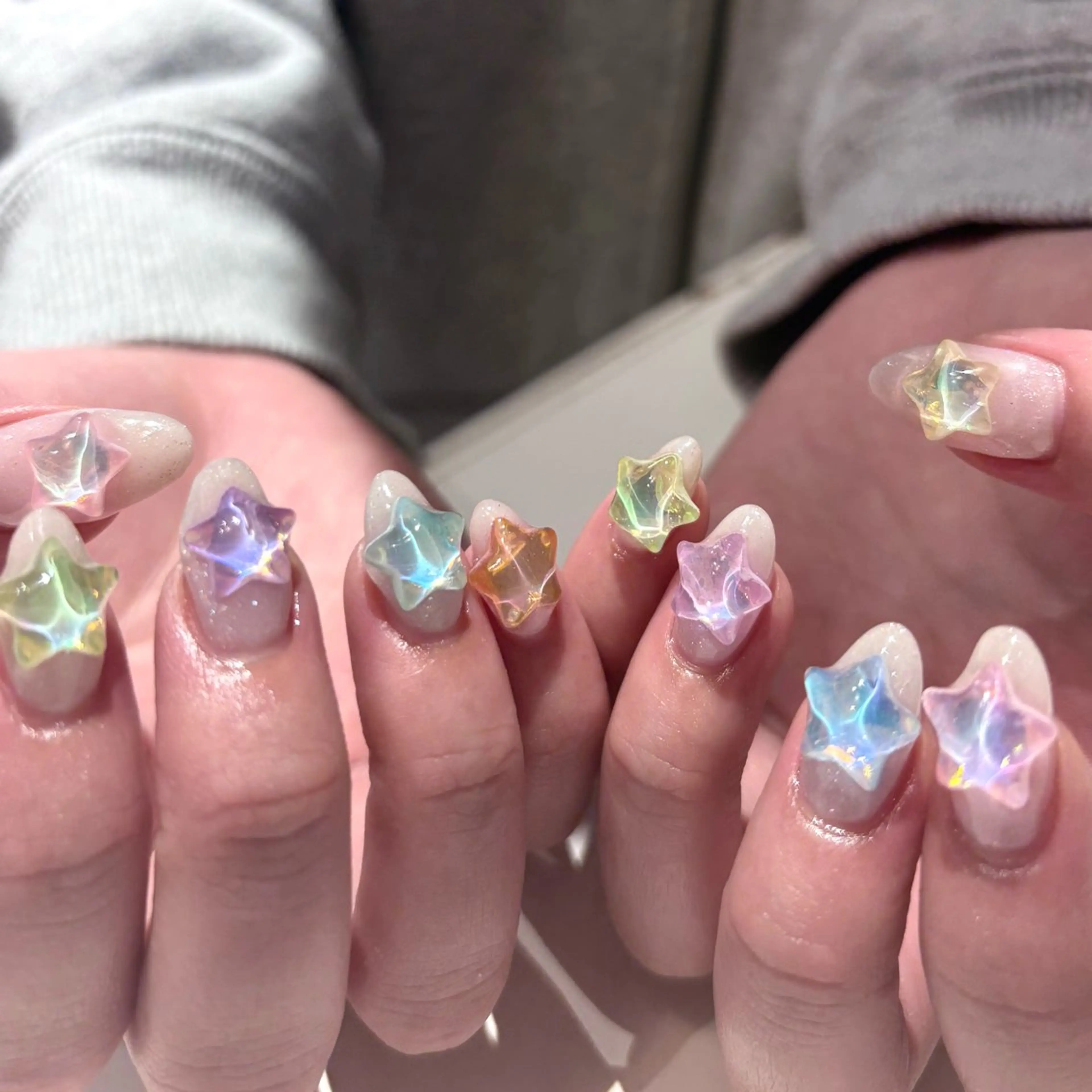 ネイル ハンドネイル 星 みづきのネイルデザイン