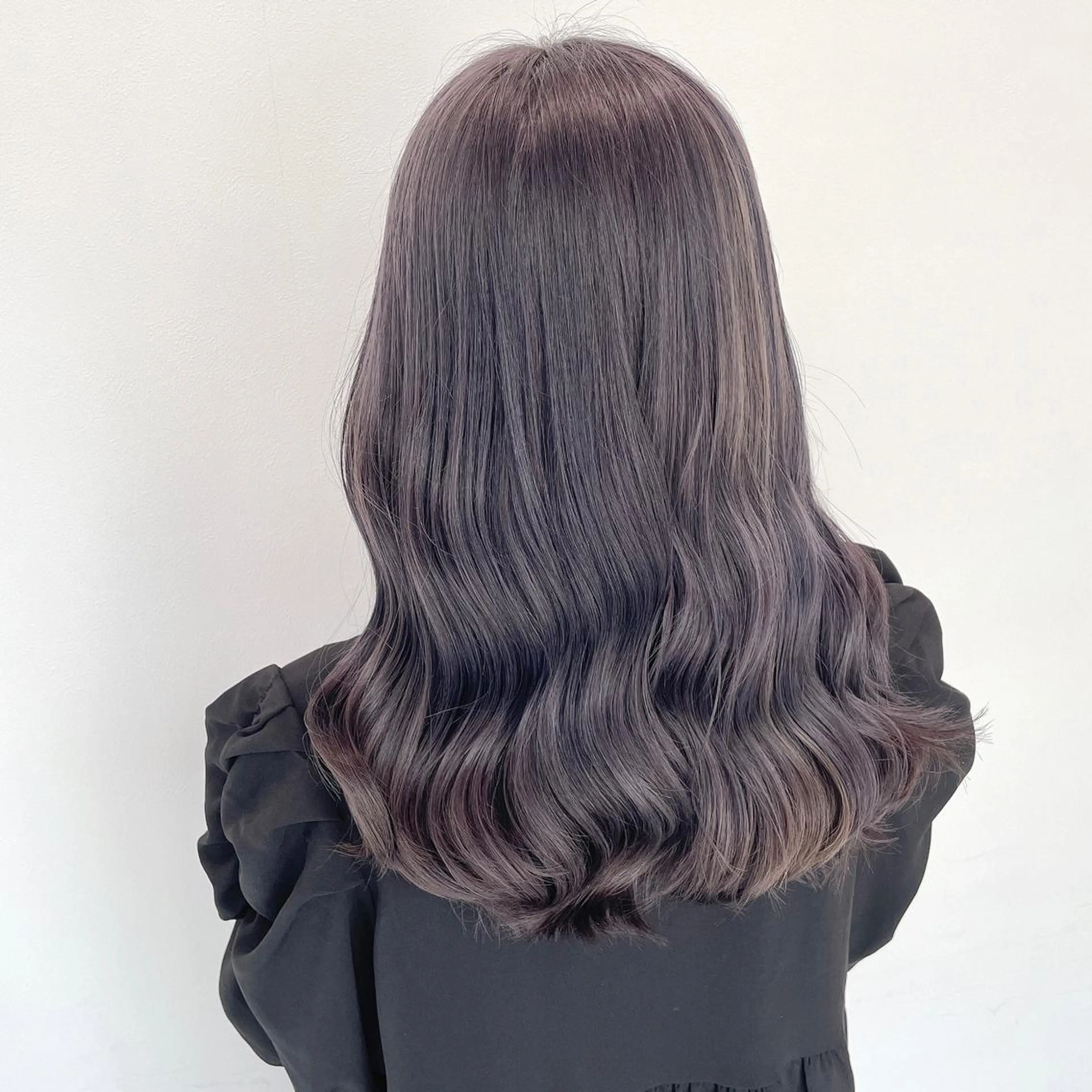 ロング カラー カット ヘアカラー 🤍大人っぽ韓国暗髪 🤍Asuka🤍のヘアスタイル