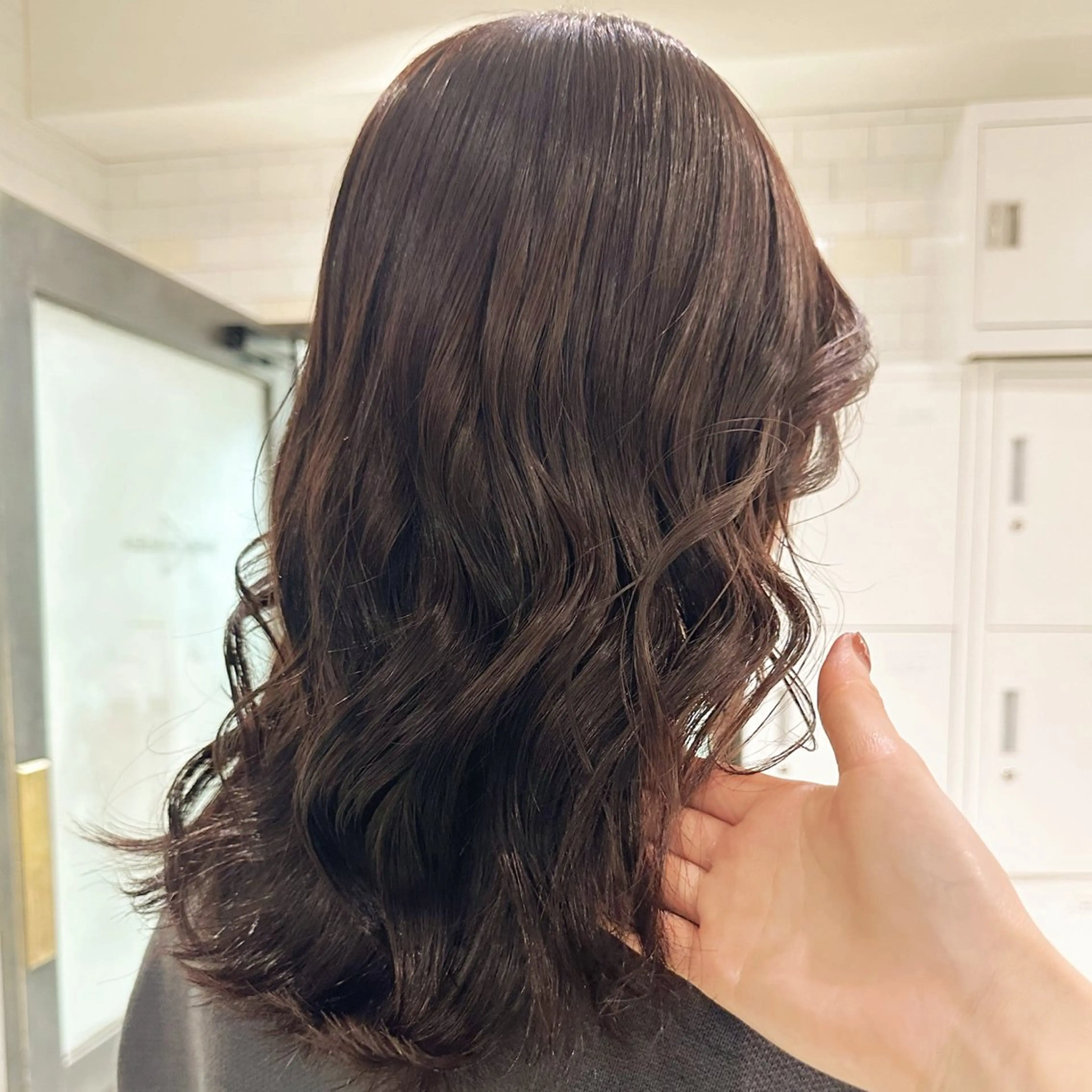カラー Haruka 🎀暖色カラーのヘアスタイル