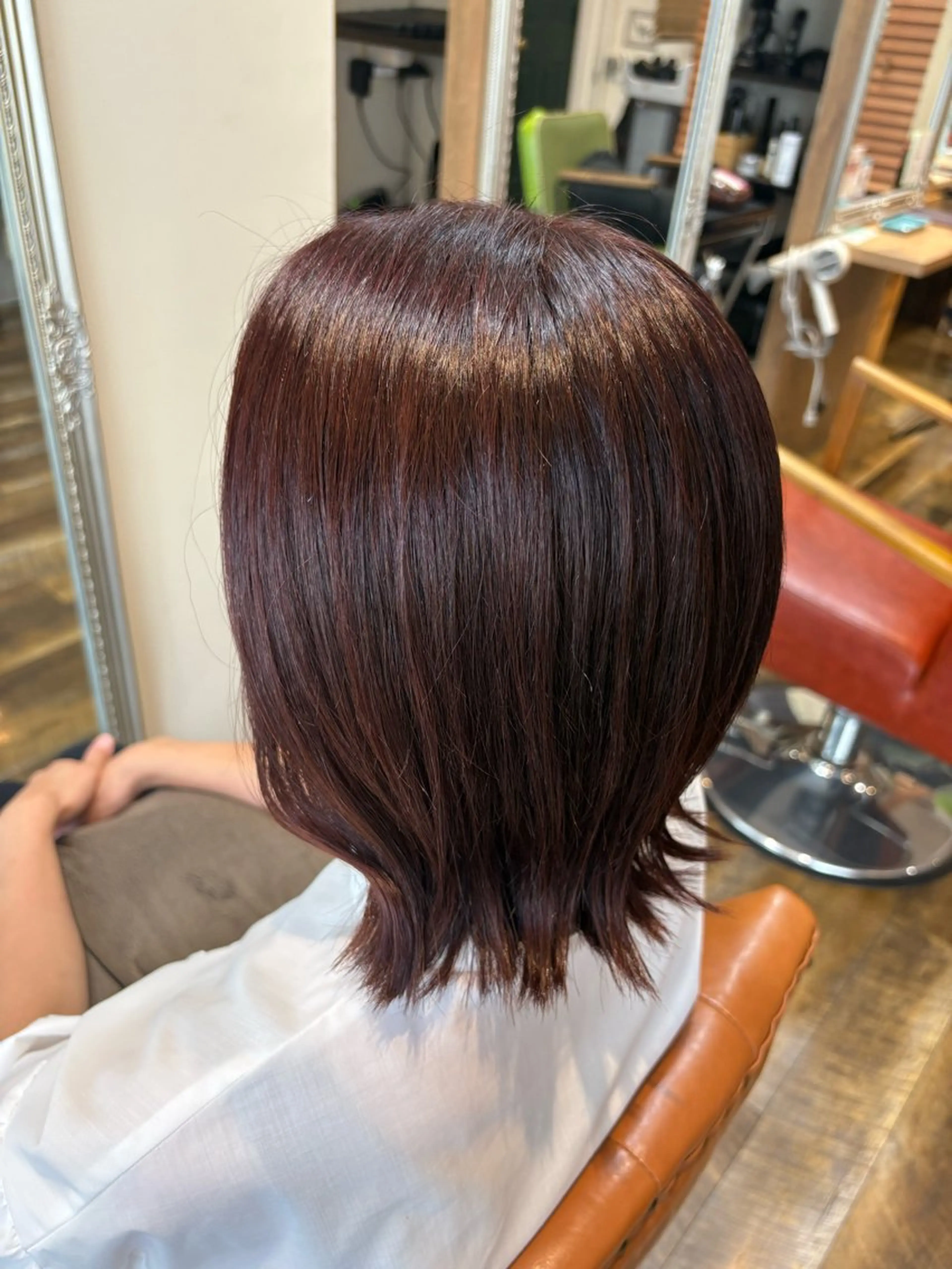 ミディアム ヘアカラー 小松 美咲のヘアスタイル