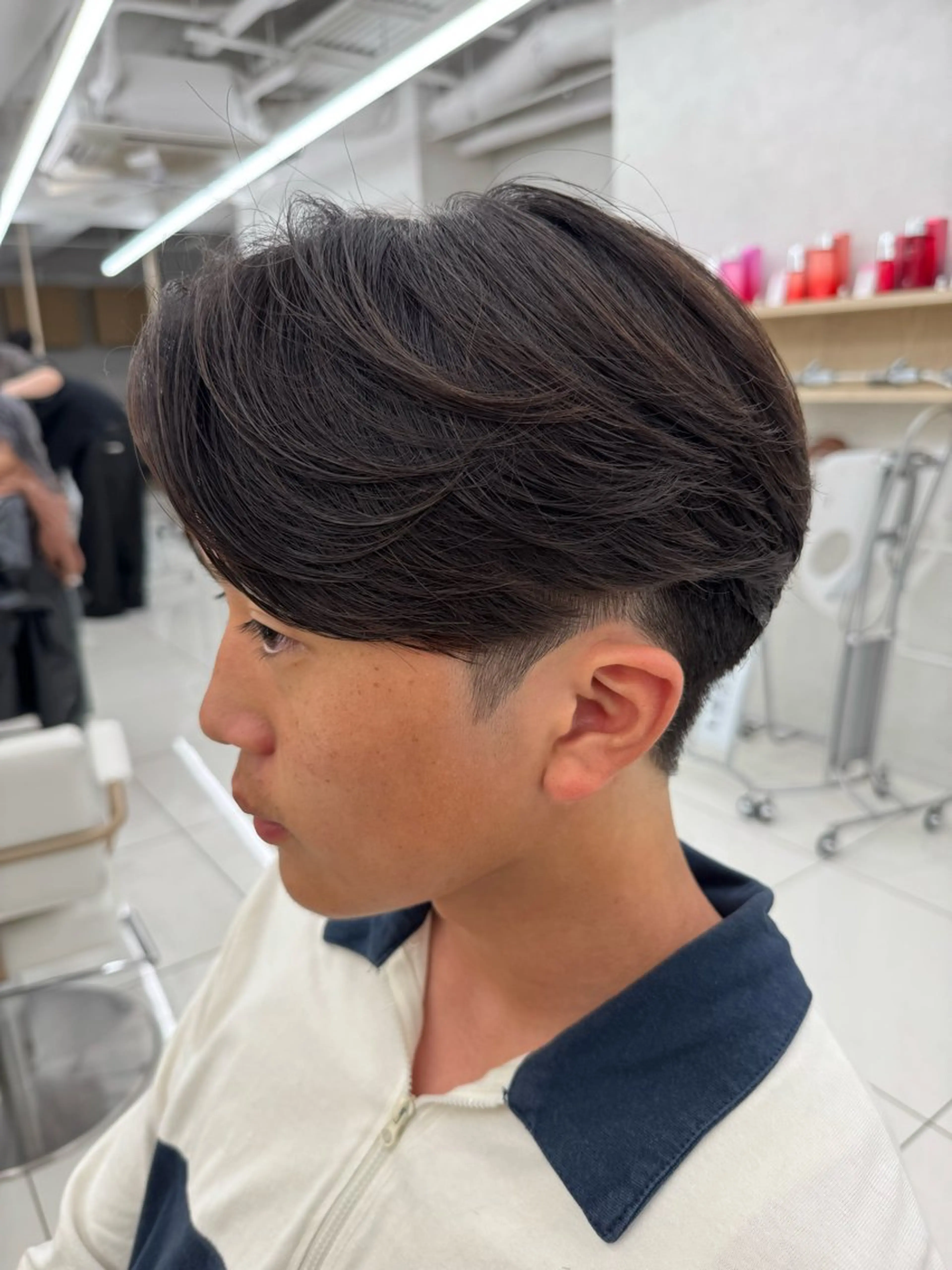 メンズ 顔まわりカット/ カラー/西野和裕のヘアスタイル