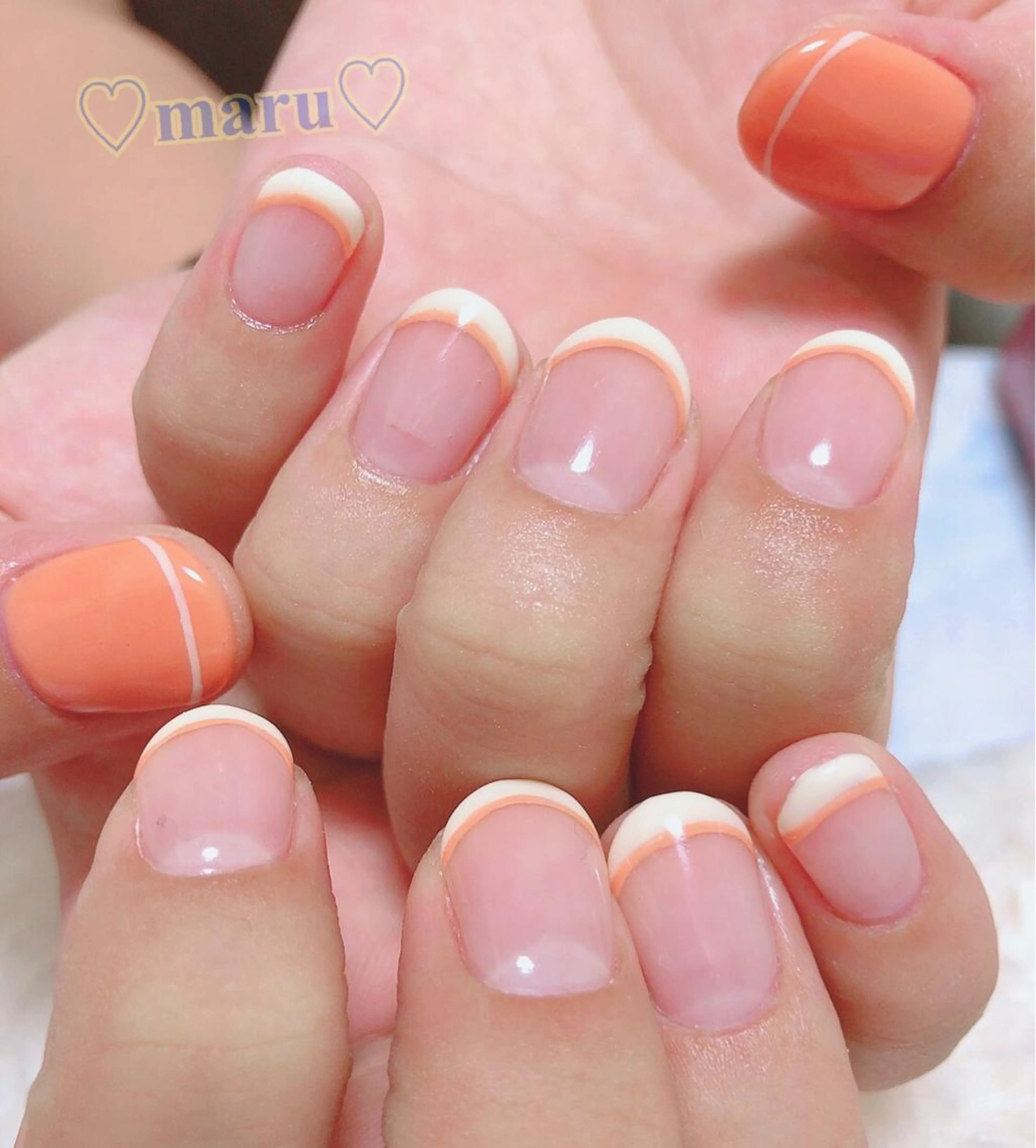 ネイル ハンドネイル フットネイル まるみ ♡のネイルデザイン