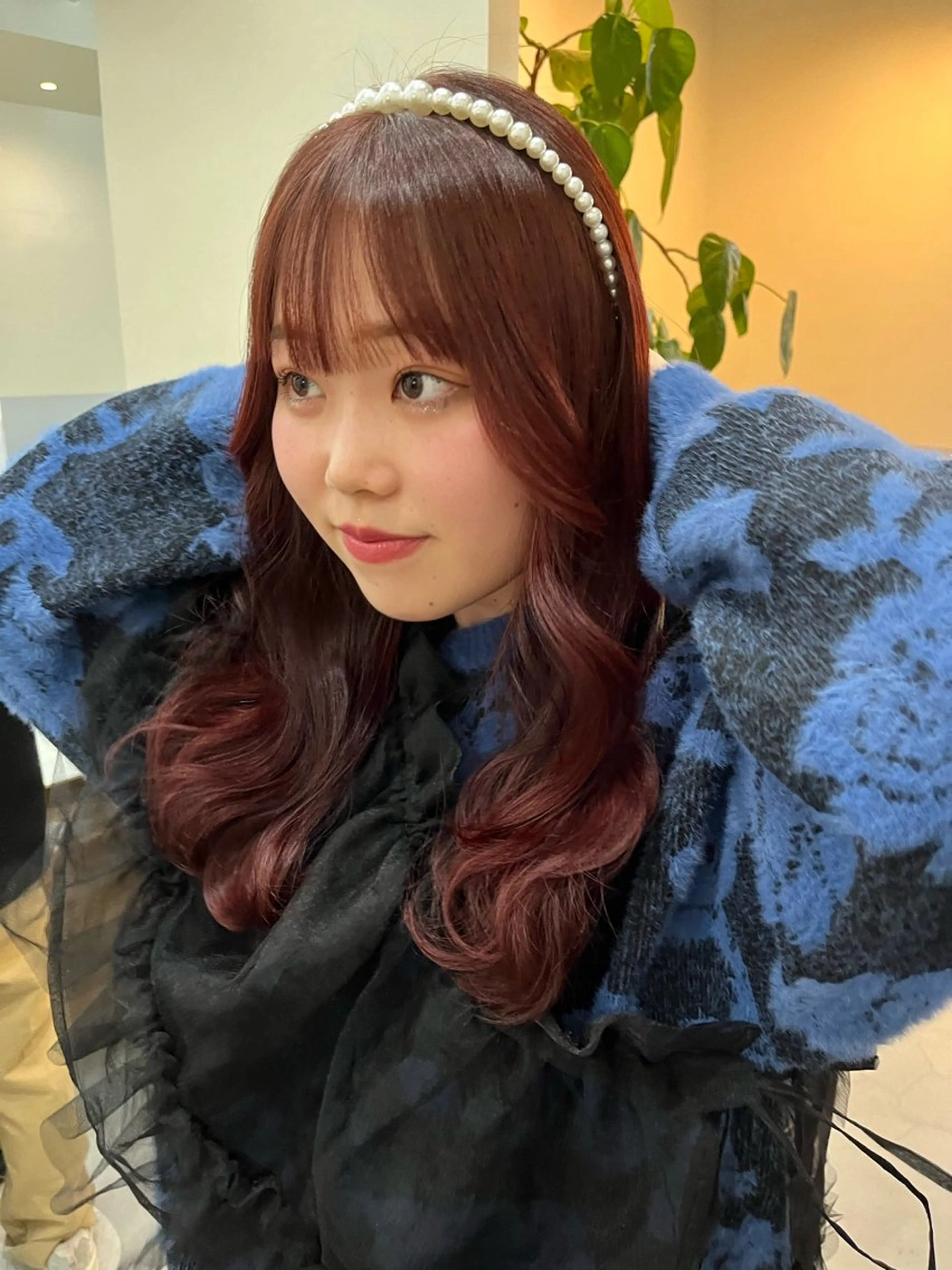 ロング 神谷 夏帆のヘアスタイル