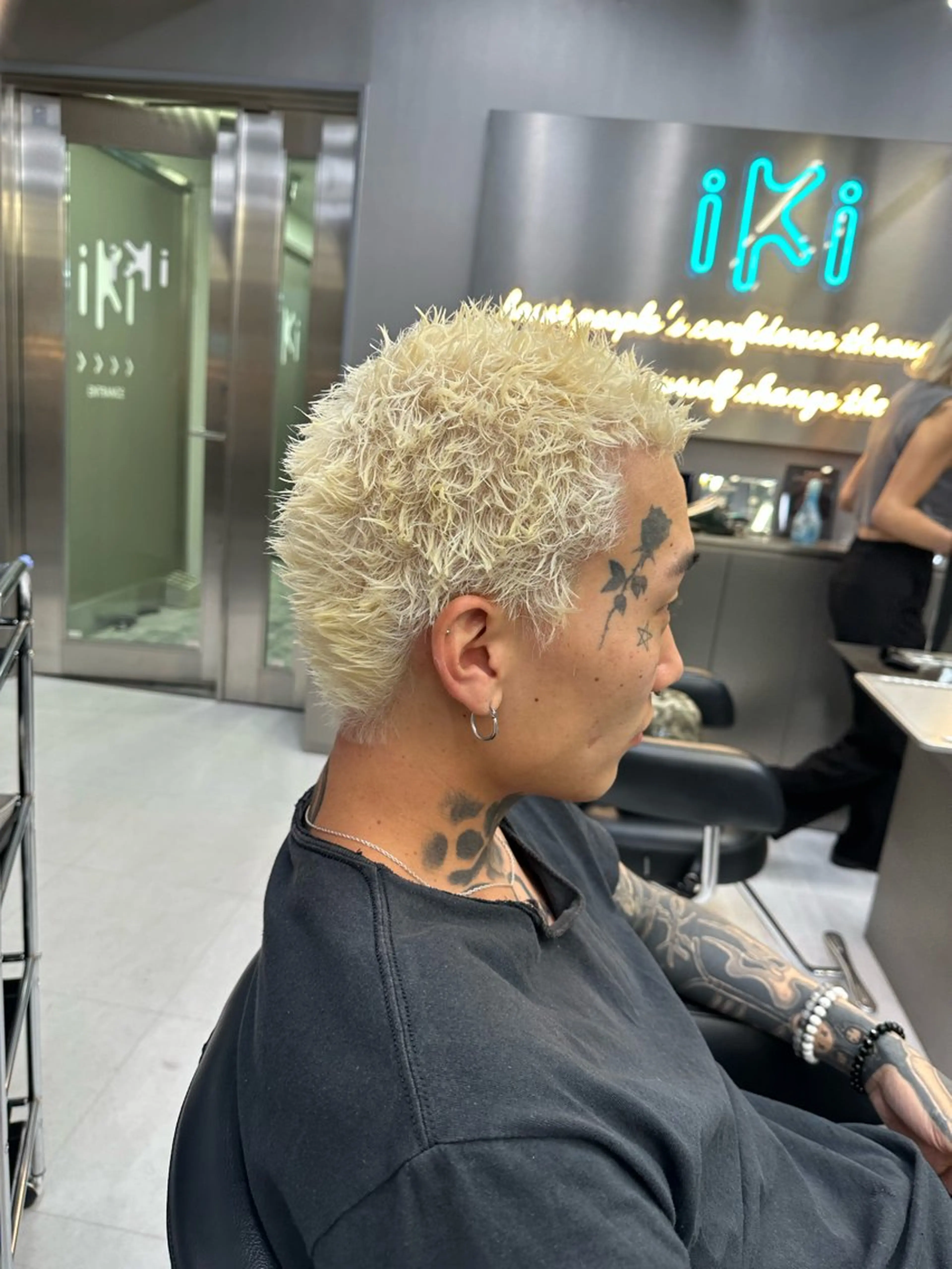 ショート カラー パーマ メンズ カット ヘアカラー パーマ 💈メンズ/パーマ 💈中目黒/谷のヘアスタイル