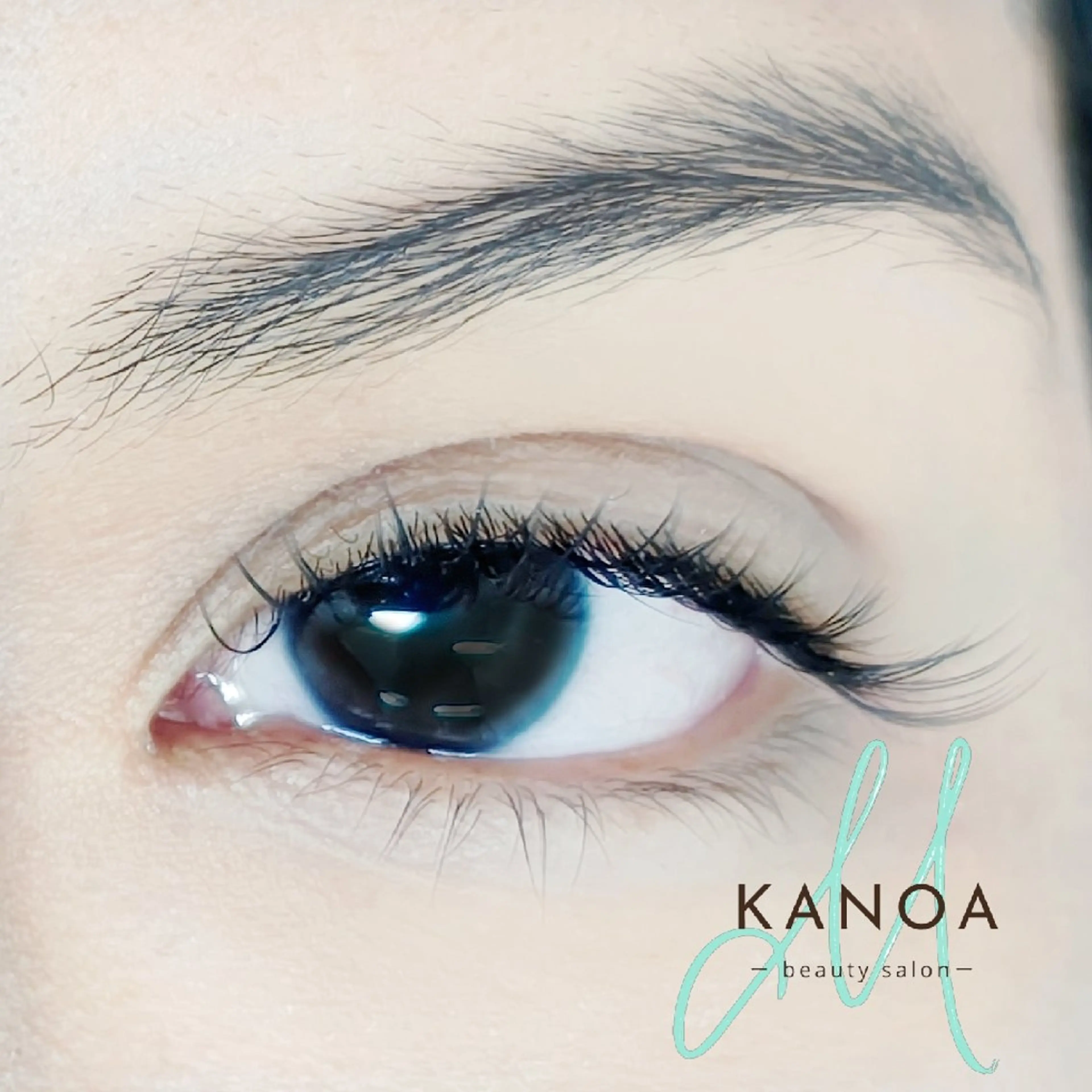 マツエク・マツパ フラットラッシュ KANOA:) miyuのマツエク・マツパデザイン