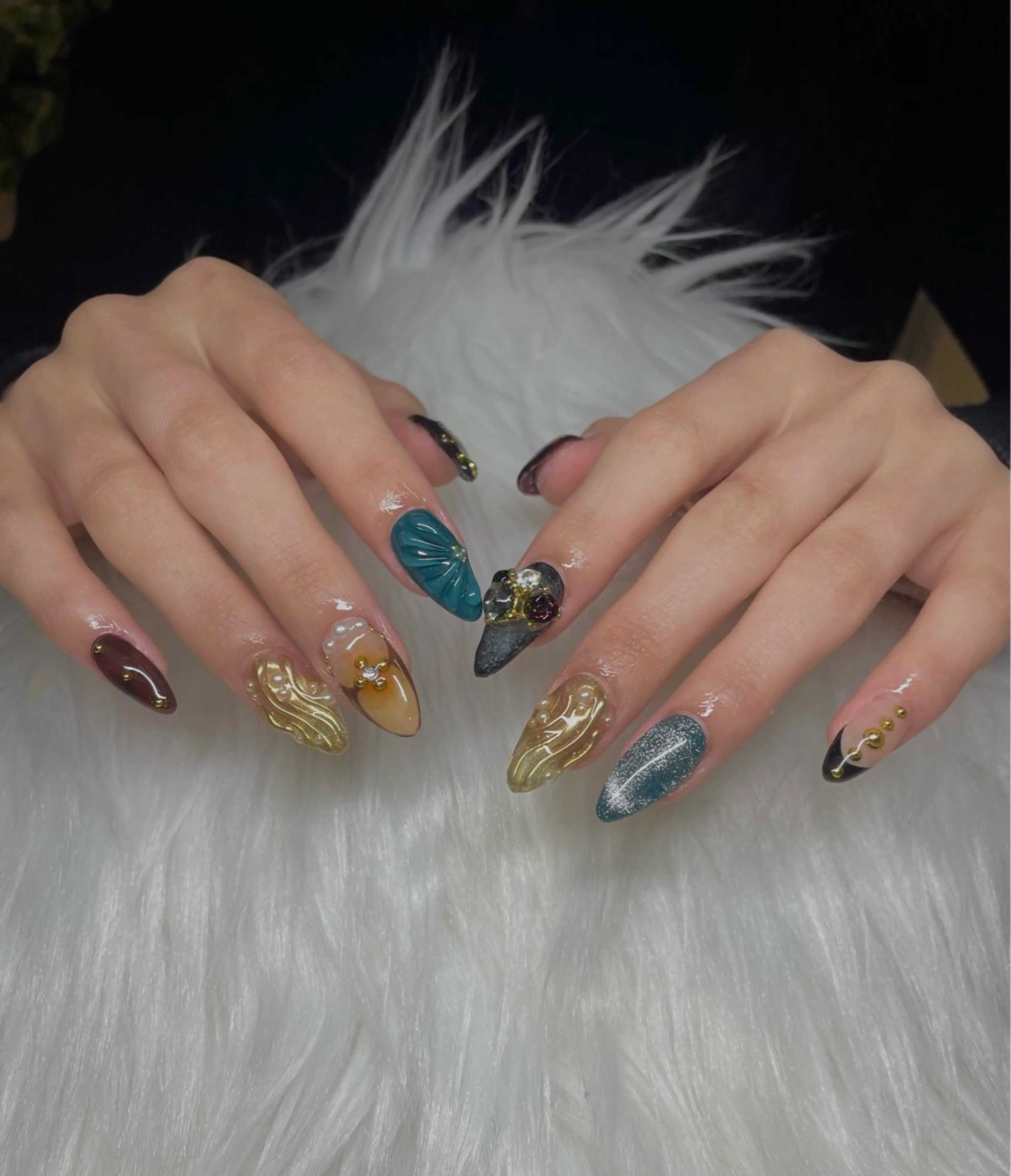 ネイル アートネイル フットネイル フレンチネイル ジェルネイル 韓国ネイル private salon fee所属・nail salon feeゆりかのネイルデザイン