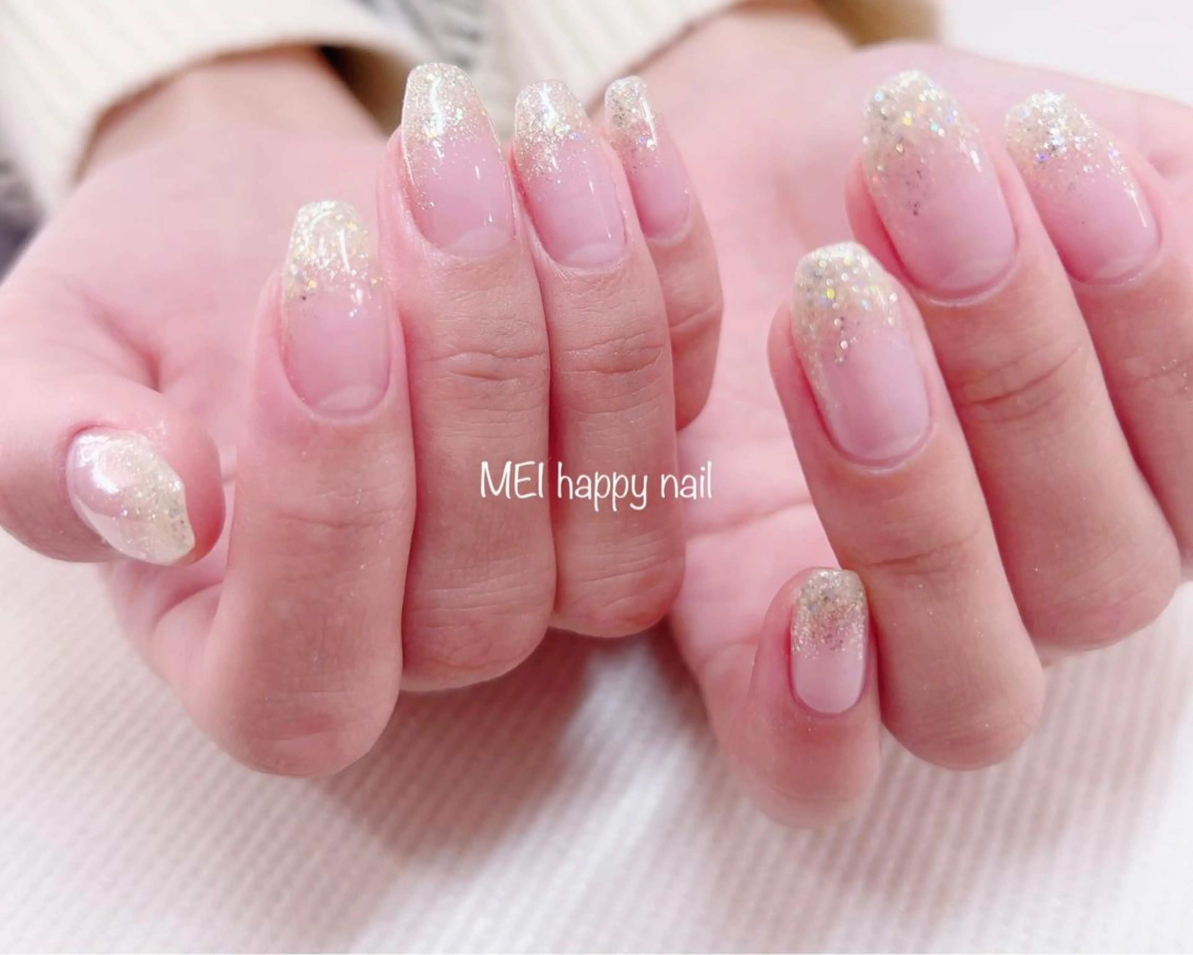 ネイル 北浦和 自爪育成ケアのネイルデザイン