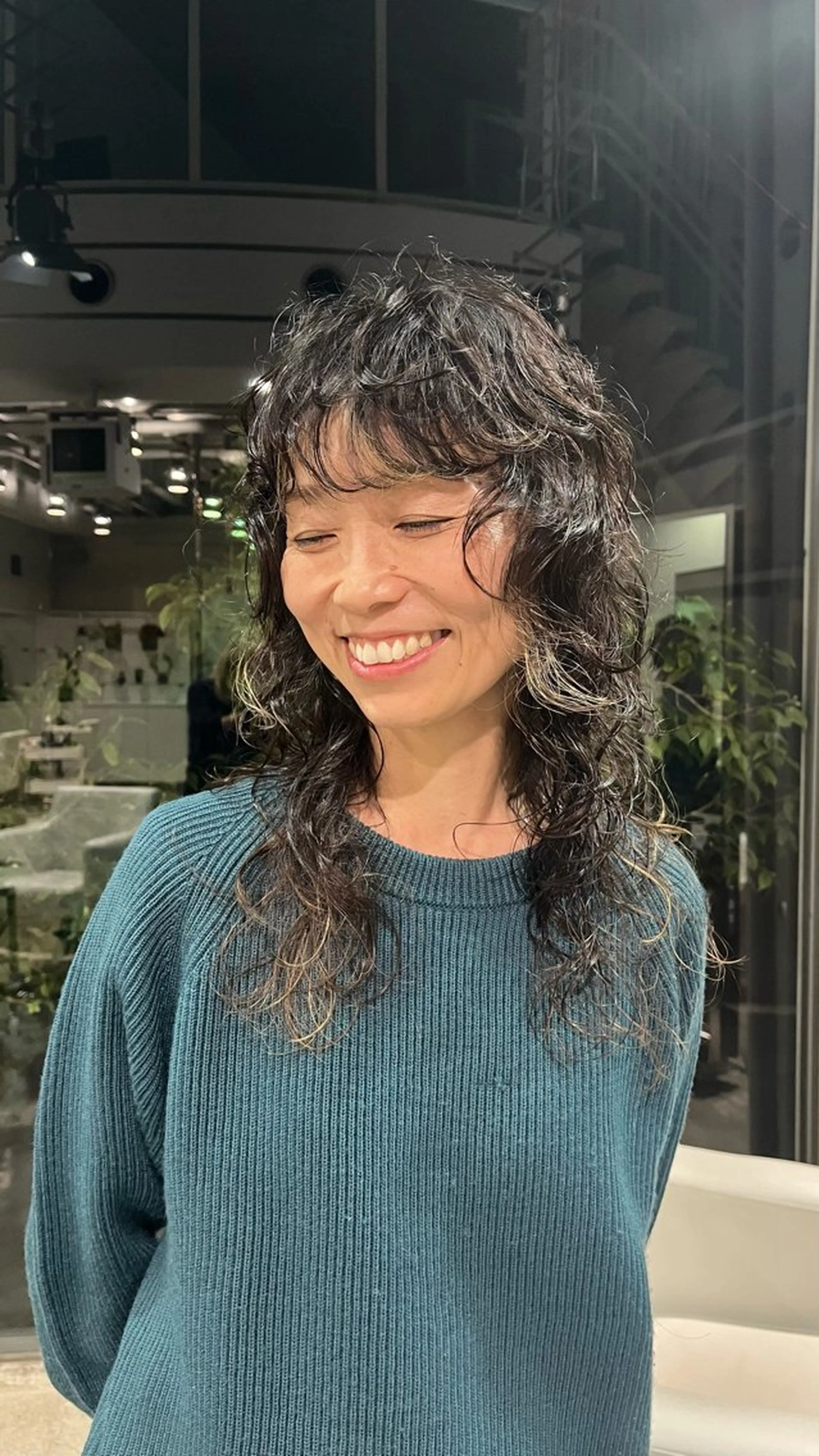 ロング カット パーマ トリートメント 似合わせカット🎀 モデル募集中のヘアスタイル