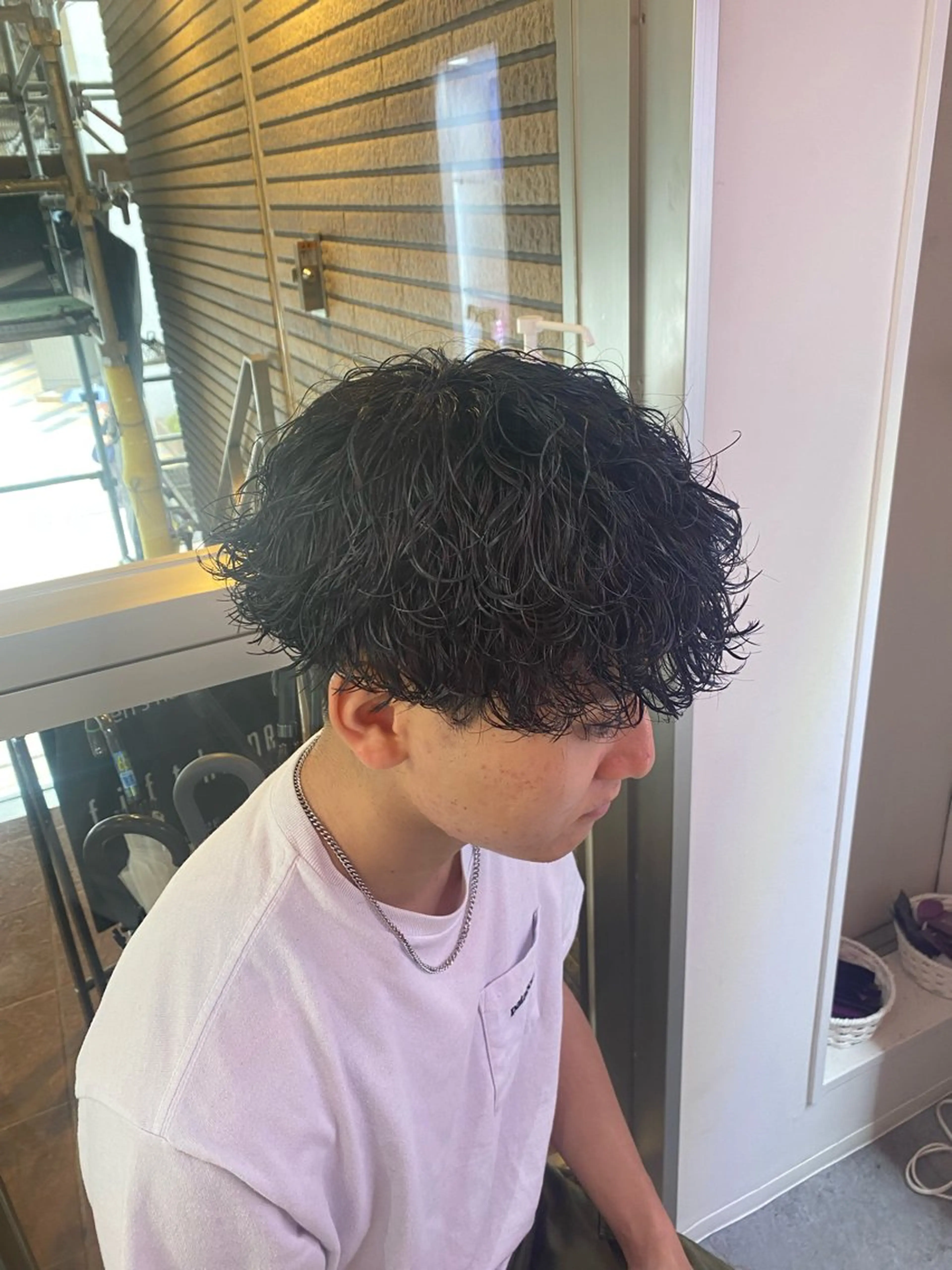 ショート パーマ メンズ メンズパーマ 波巻きパーマ カット パーマ トリートメント 🔥メンズパーマ特化 🔥店長中村雄樹のヘアスタイル