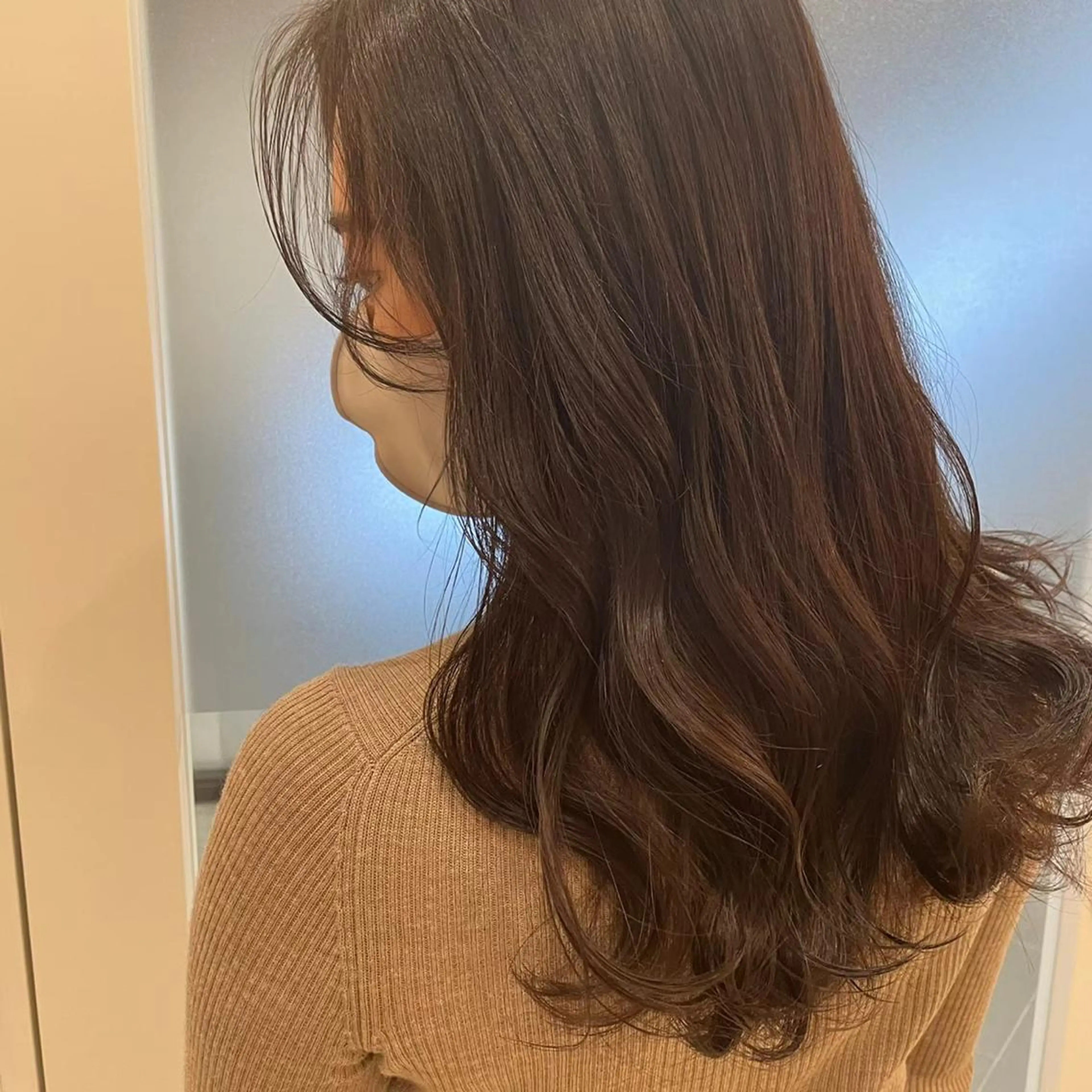 ロング 河内 大慎のヘアスタイル