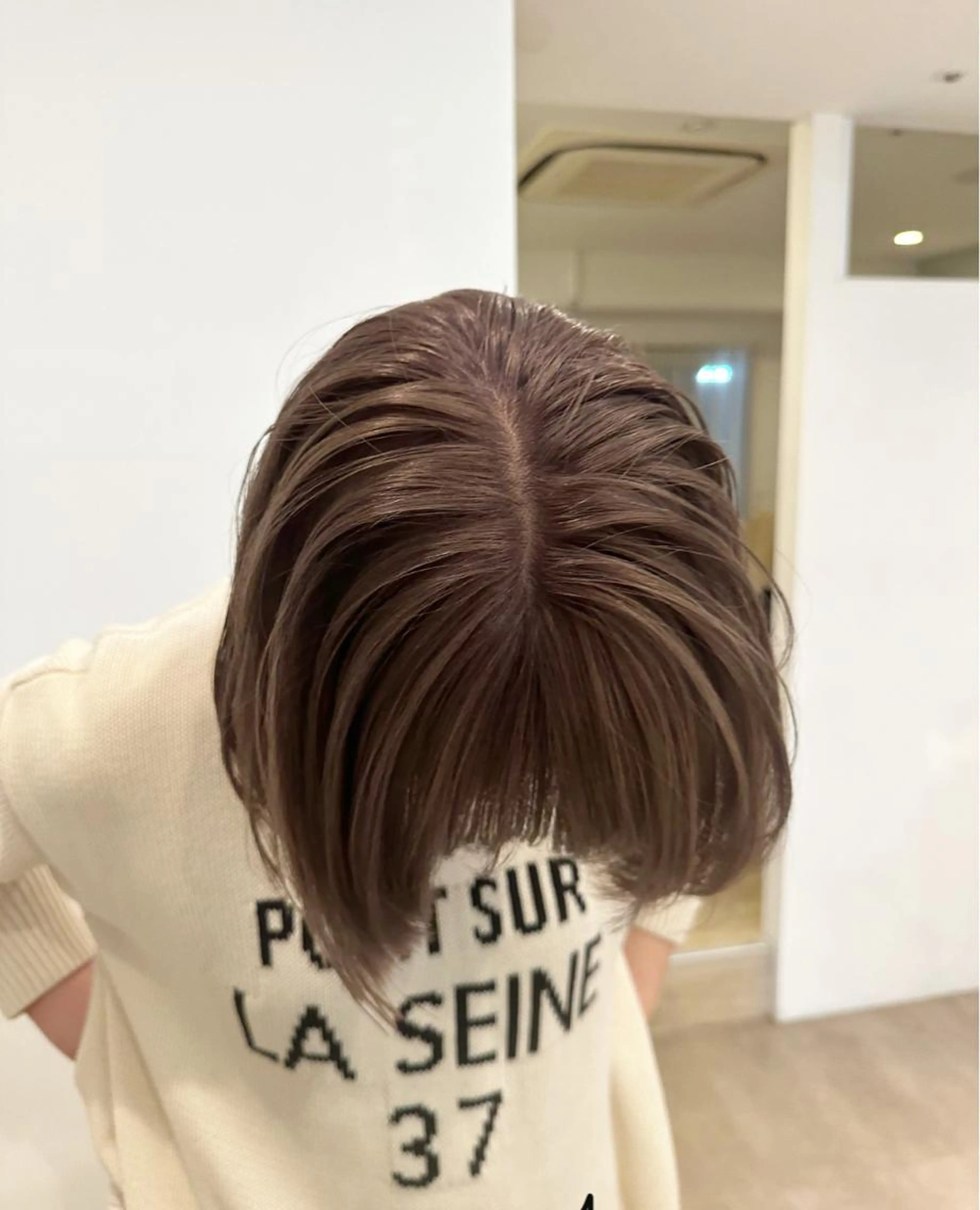 【ブリーチメニュー！】ダブルカラー＋髪質改善オージュアトリートメント（ケアブリーチ＋カラー）の写真