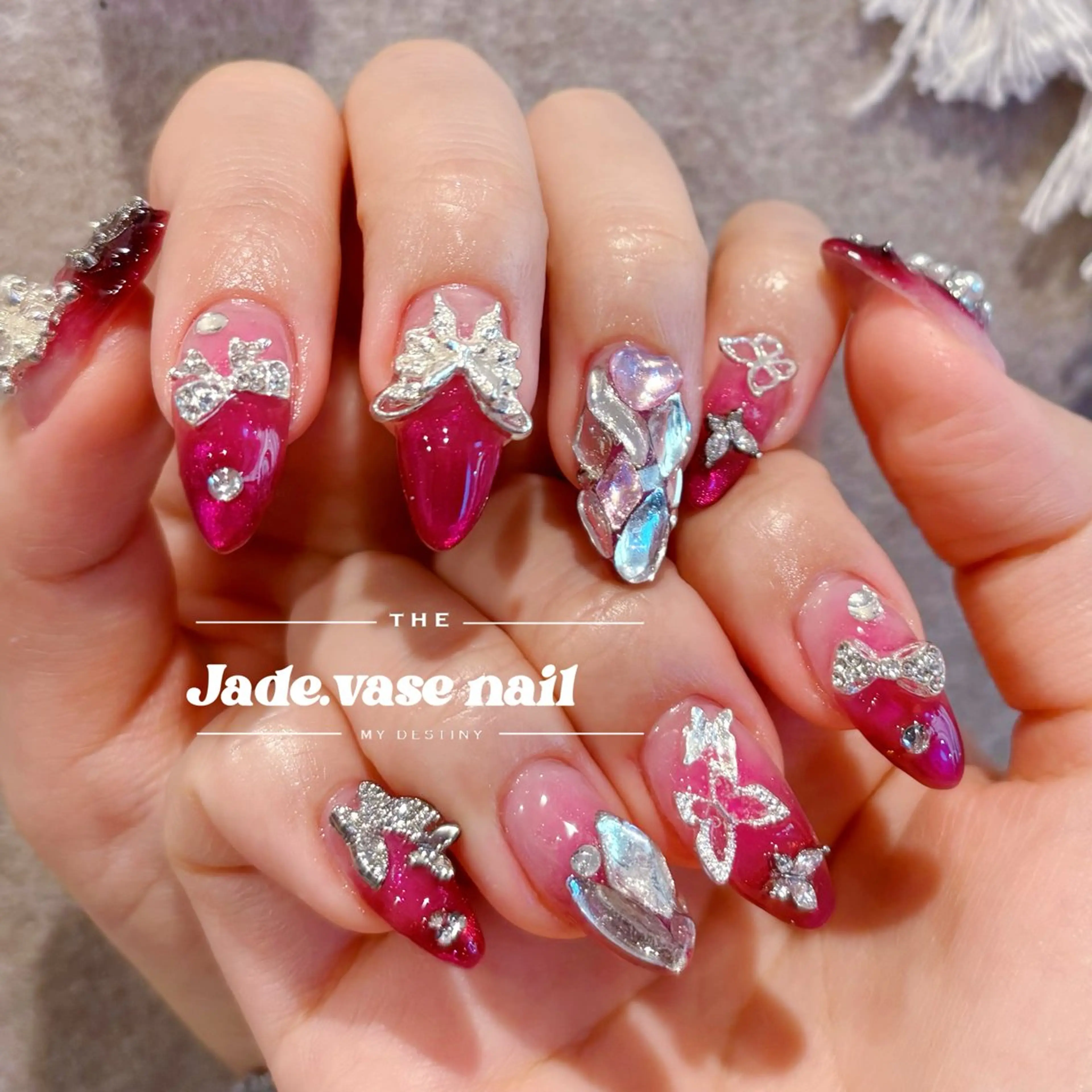 ネイル ハンドネイル ✰Jade.vase 银座のネイルデザイン