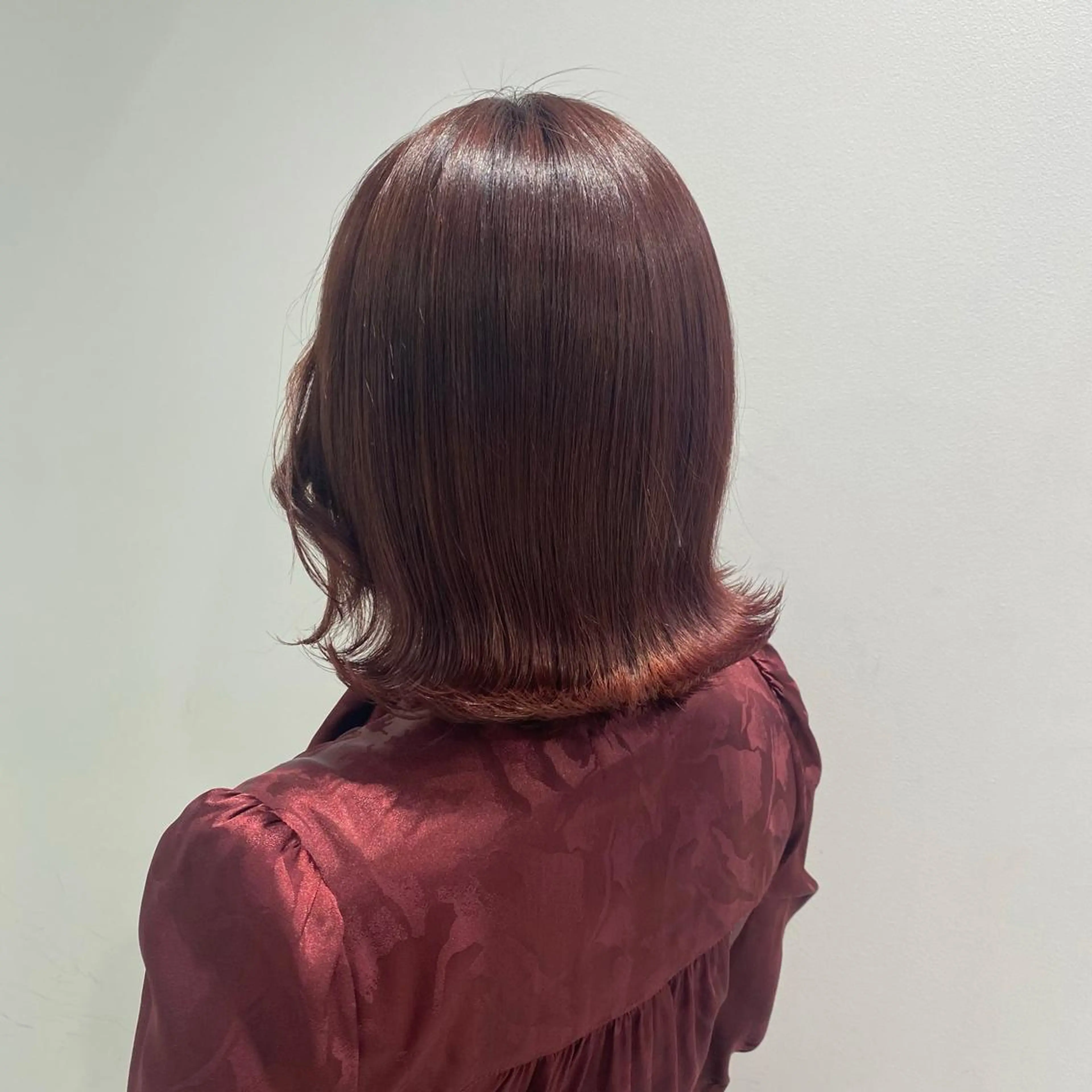 セミロング カラー パーマ ヘアアレンジ メンズ キッズ ネイル マツエク・マツパ アイブロウ ブラウンカラー ピンクカラー ピンクブラウン カラーマツエク ブラウン Lumo所属・💖横浜ブリーチなし 💖MIHOのヘアスタイル